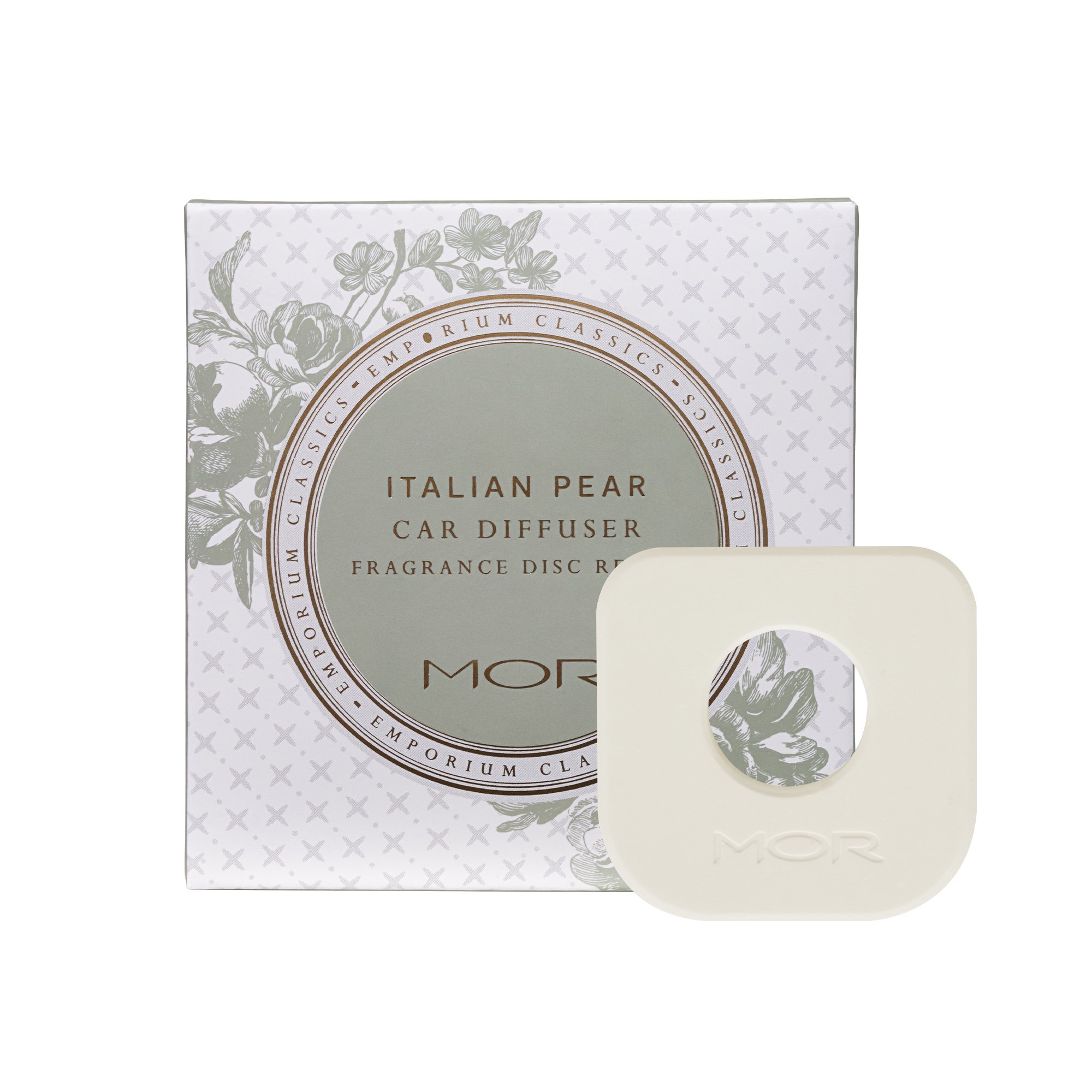 Mor Emporium Classics Italian Pear Car Diffuser - Refill Disc 1 each - Image 1