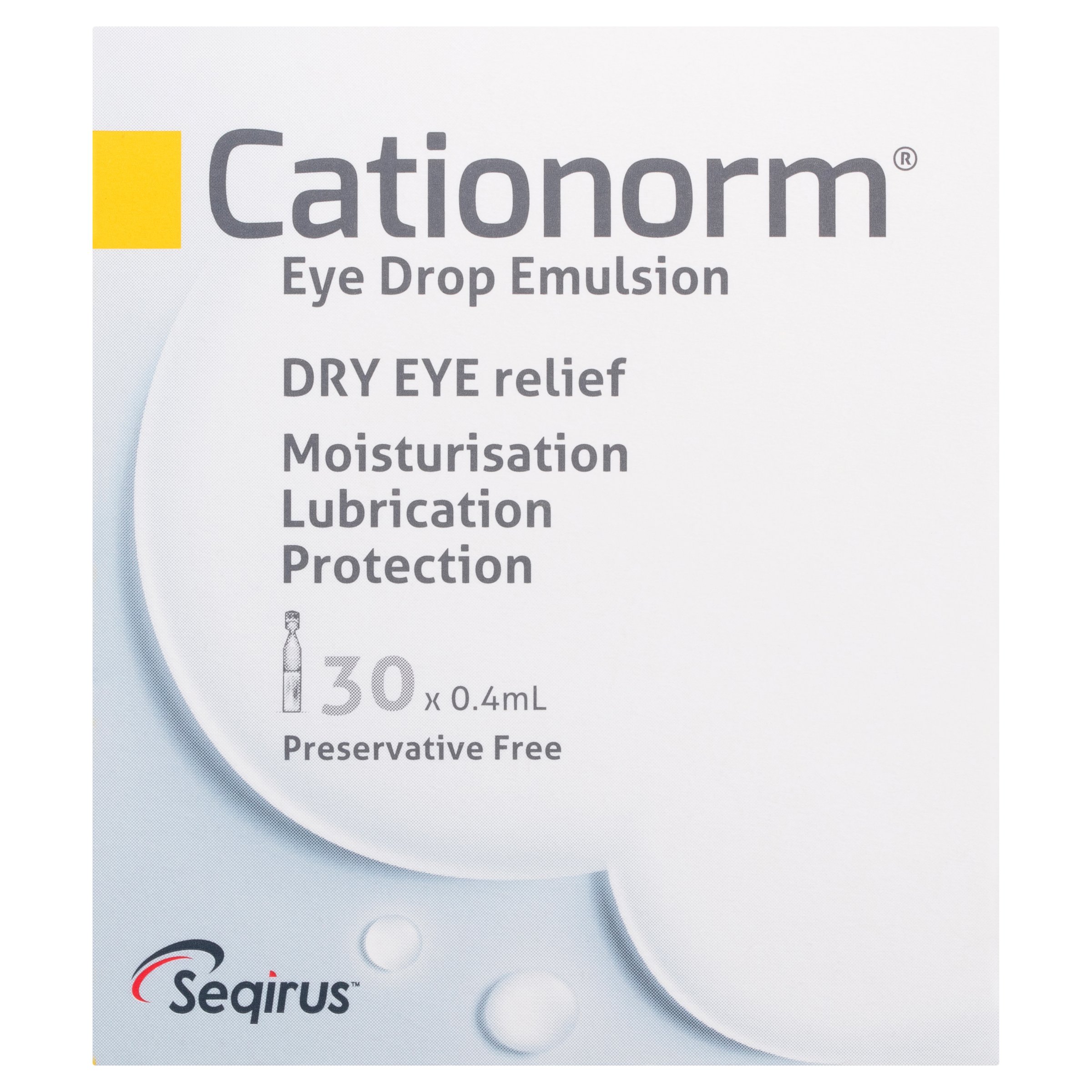 Cationorm Single Use Ampoules 0.4ml X 30ml - Image 1