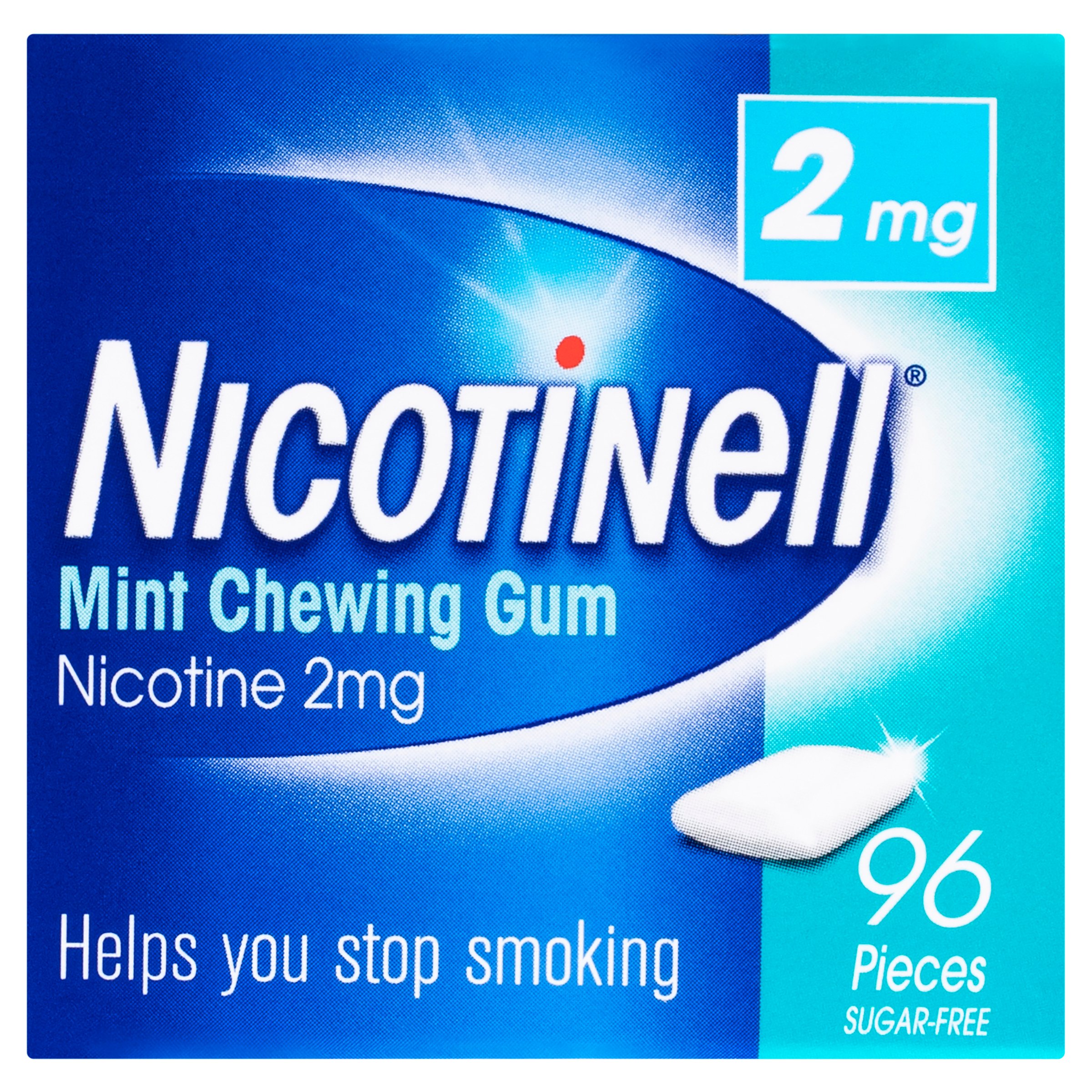 Nicotinell Mint Nicotine Chewing Gum 2mg Regular Strength 96 pieces - Image 5