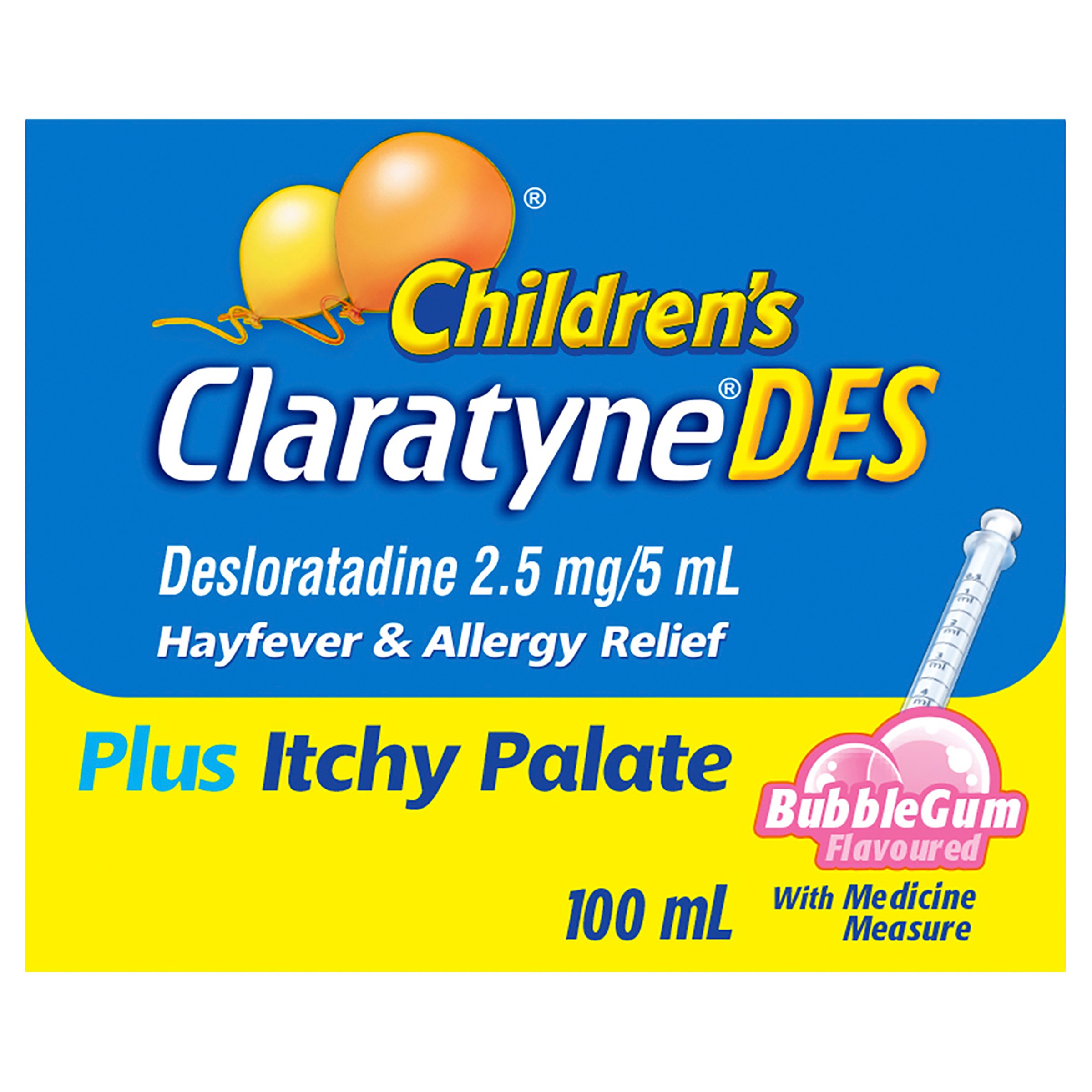 Claratyne Children Desloratadine Hayfever & Allergy Relief 100ml Syrup - Image 5