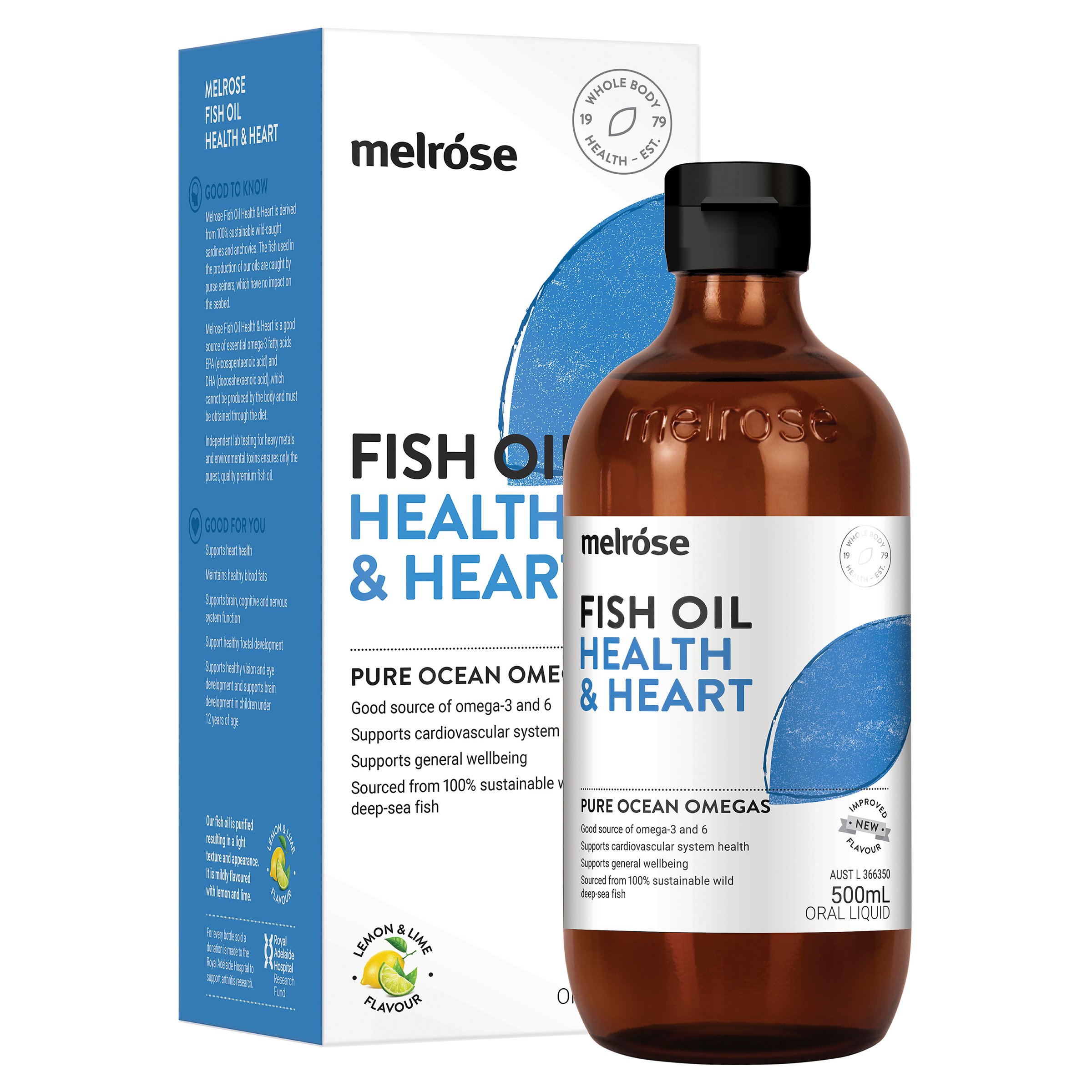 Melrose Fish Oil Health & Heart 500ml - Image 4