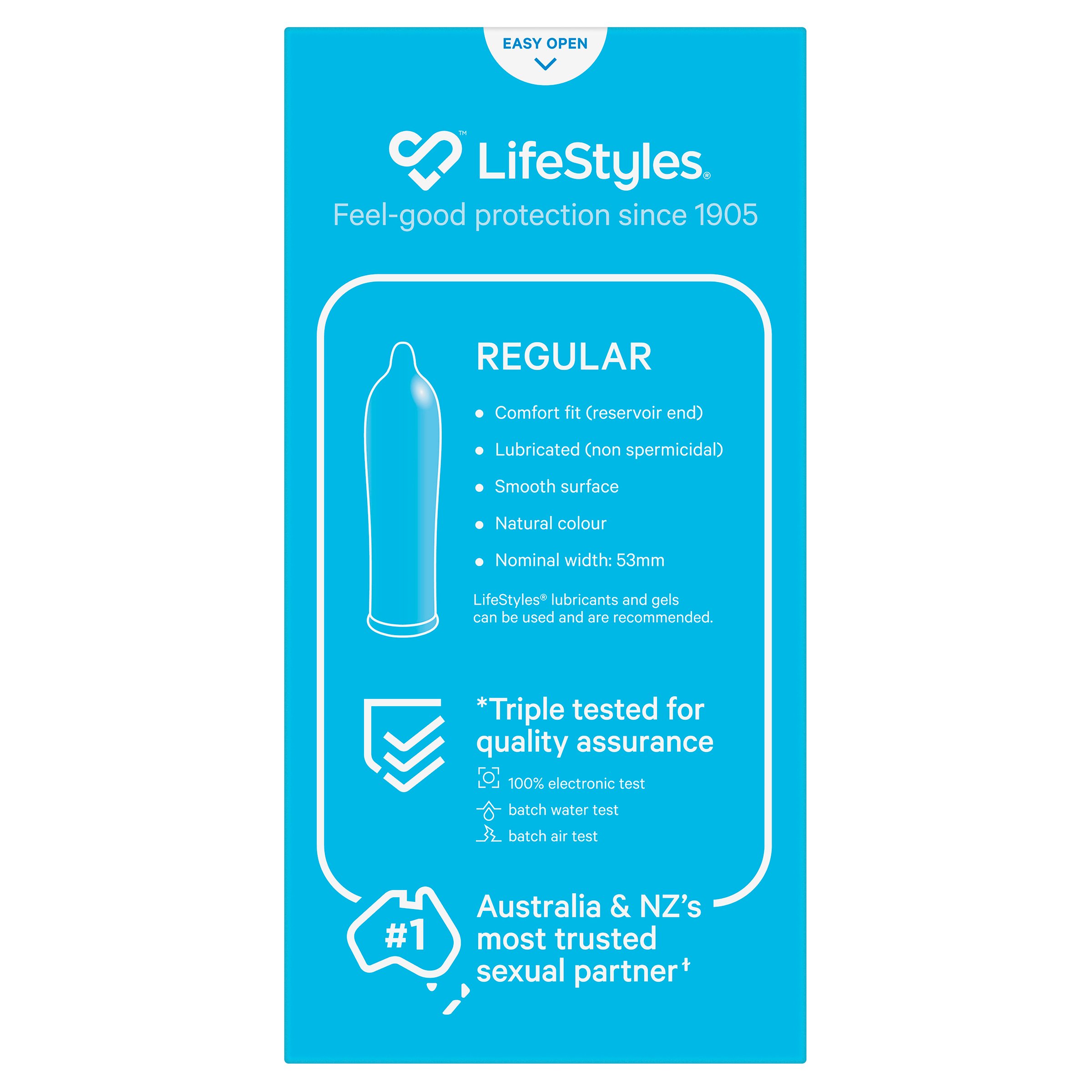 LifeStyles Condoms Regular 10 pack - Image 2