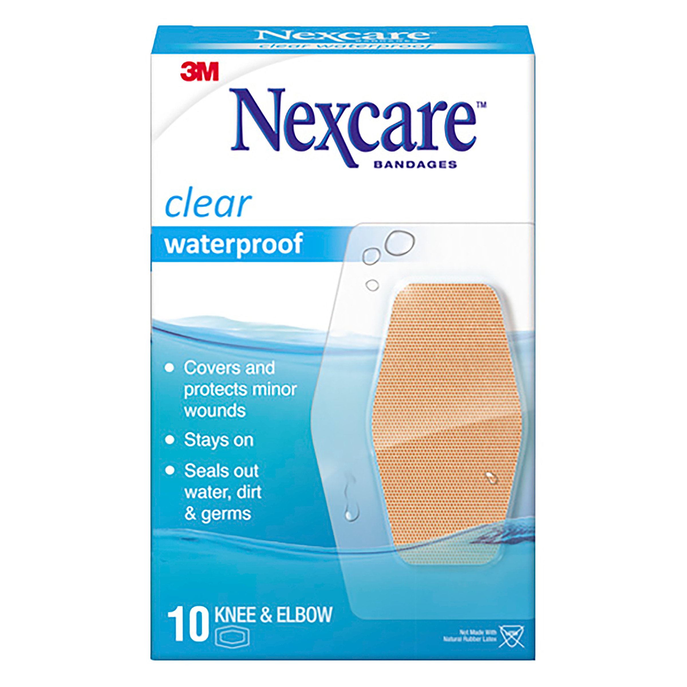 Nexcare Strips Waterproof Clear Large 10 pack - Image 8
