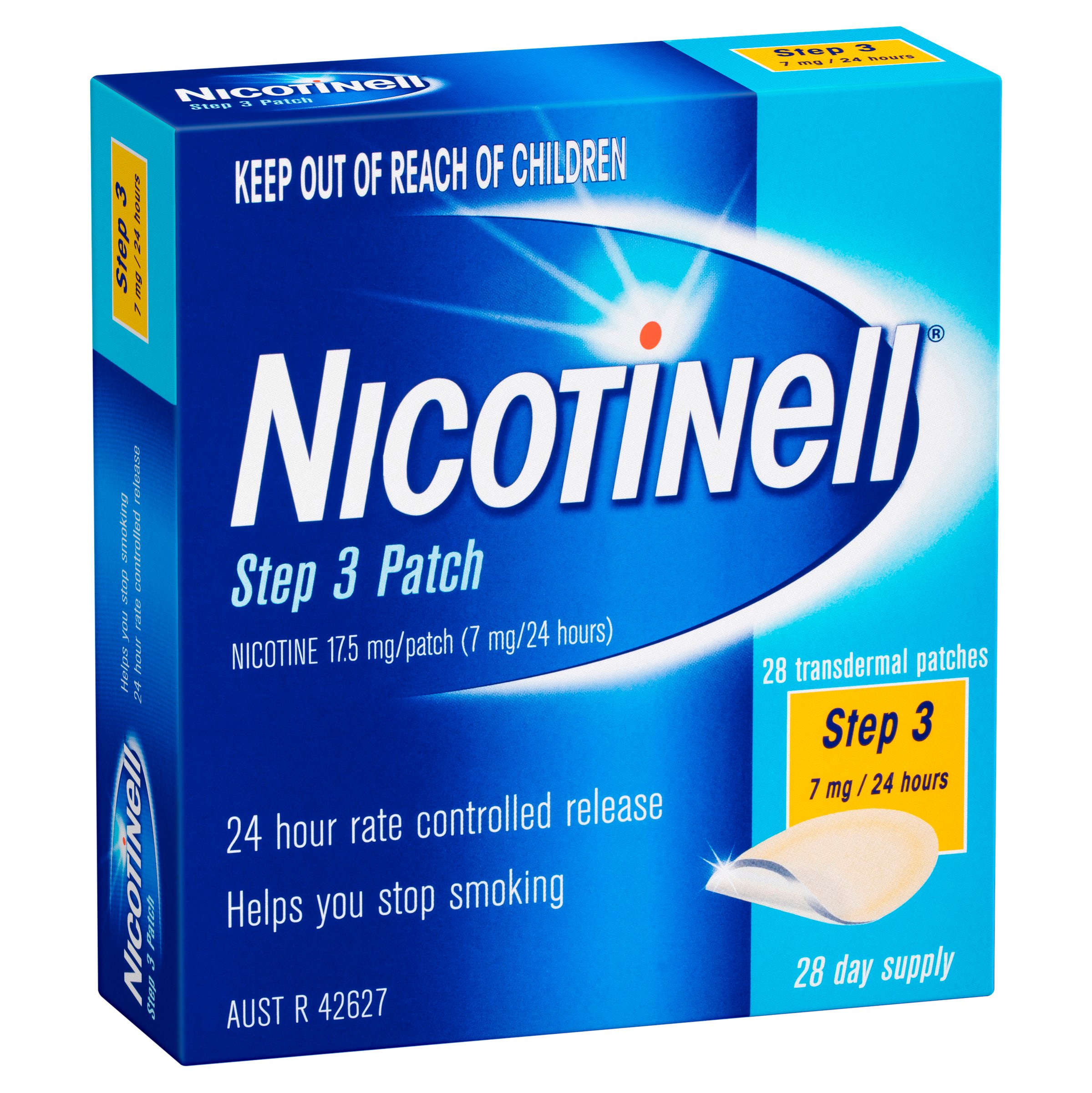 Nicotinell 24 Hour Patches 7mg Step 3 - 28 patches - Image 6