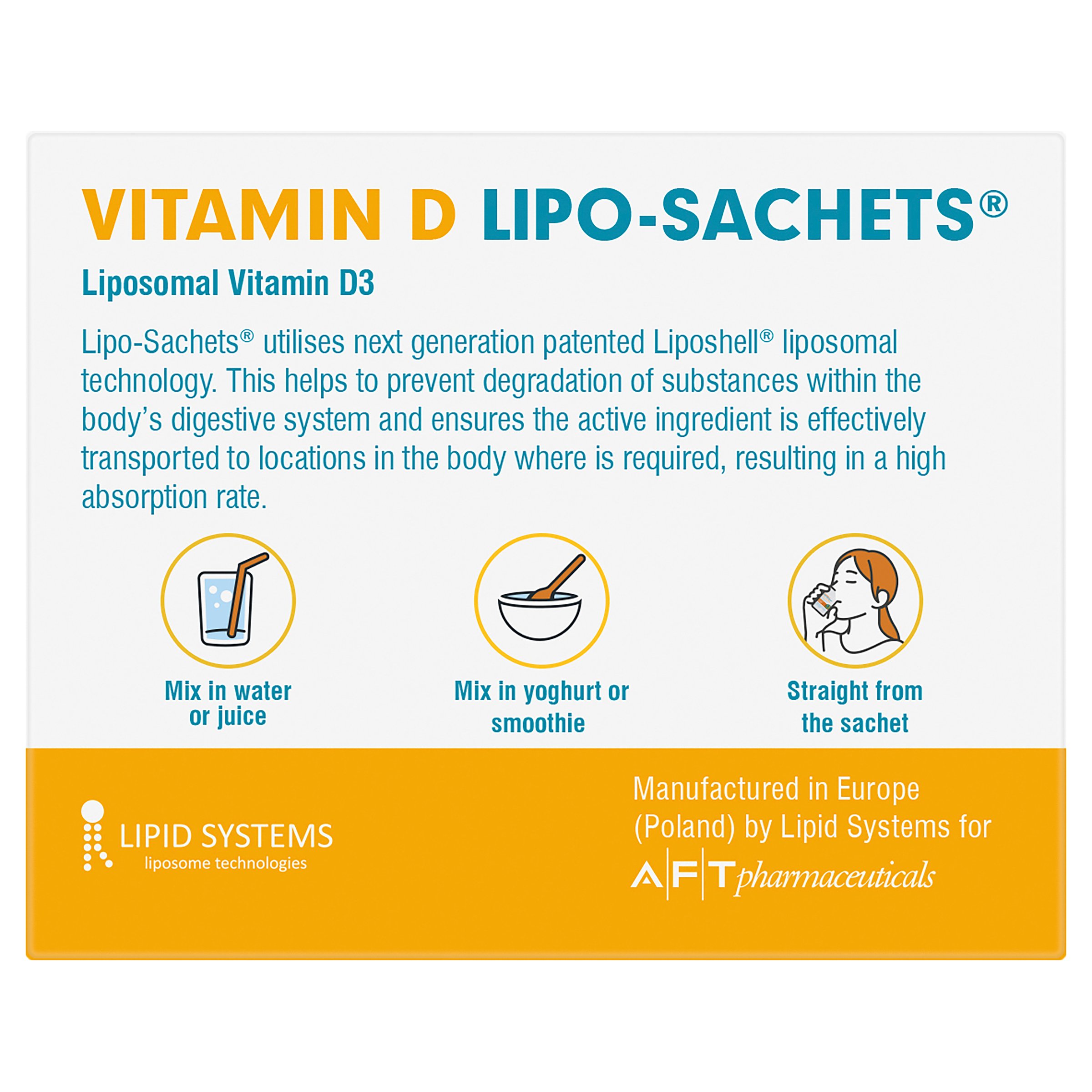 Lipo-Sachets Vitamin D 30 sachets - Image 5
