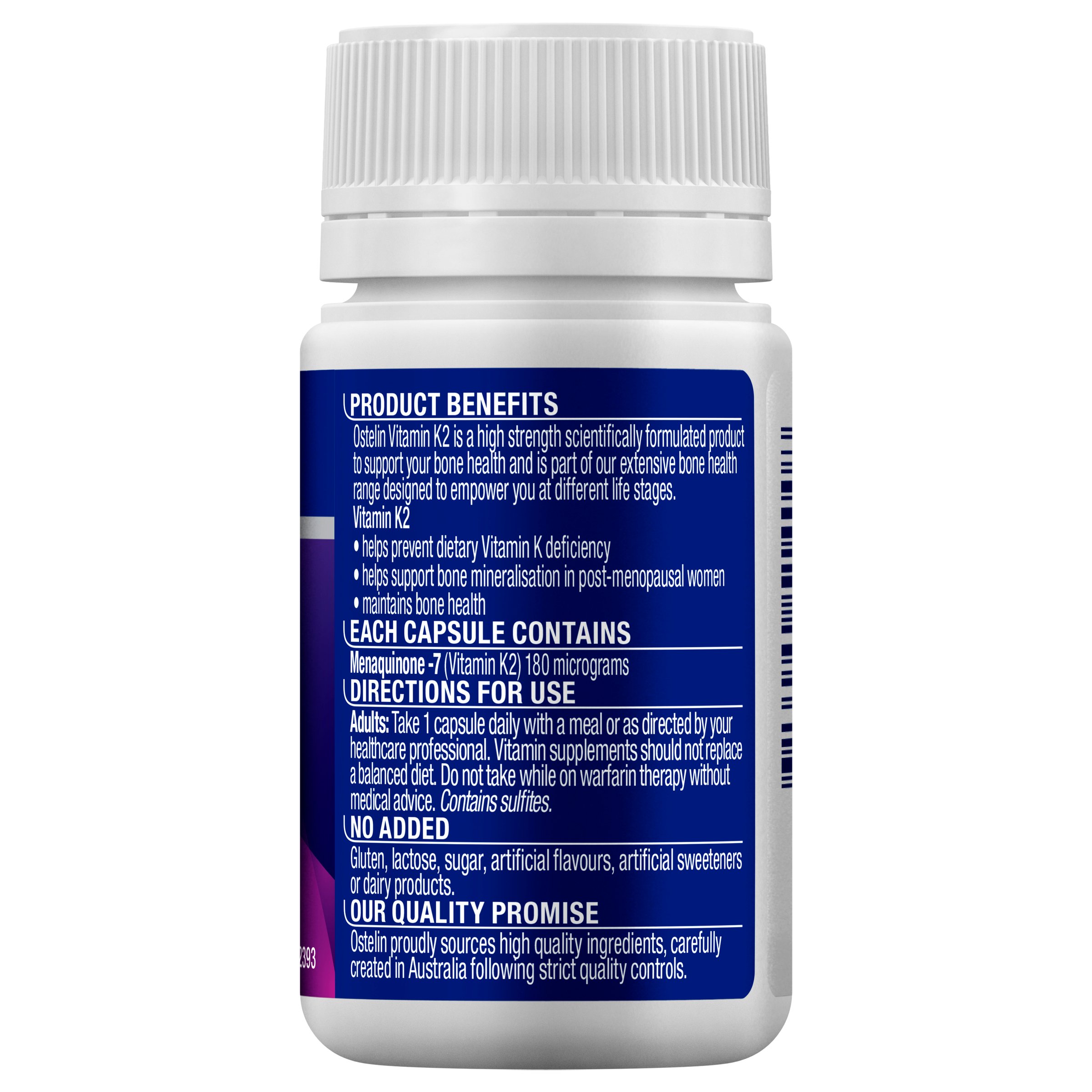 Ostelin Vitamin K2 - 60 capsules - Image 4