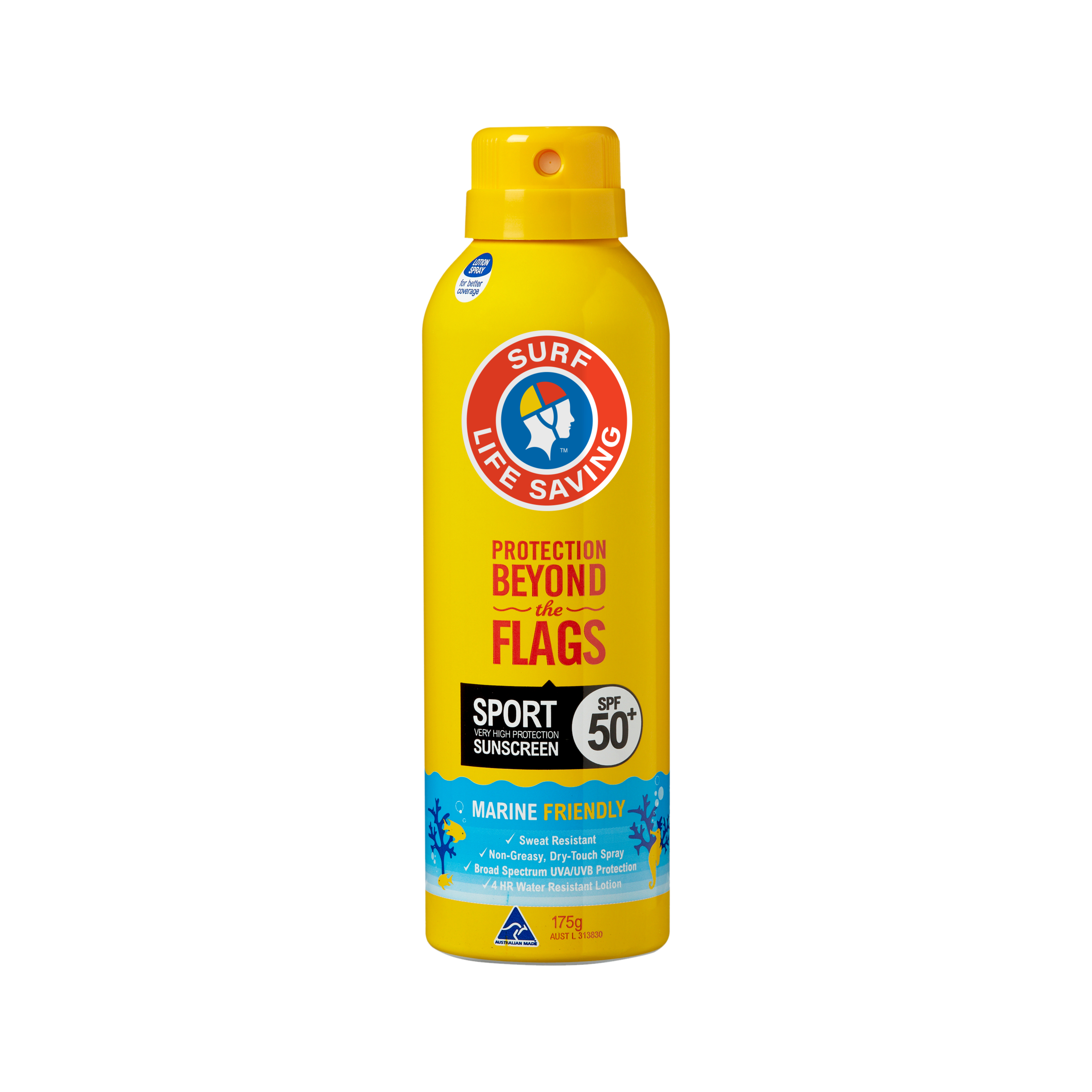 Surf Life Saving Sunscreen Sport SPF50+ Spray 175g