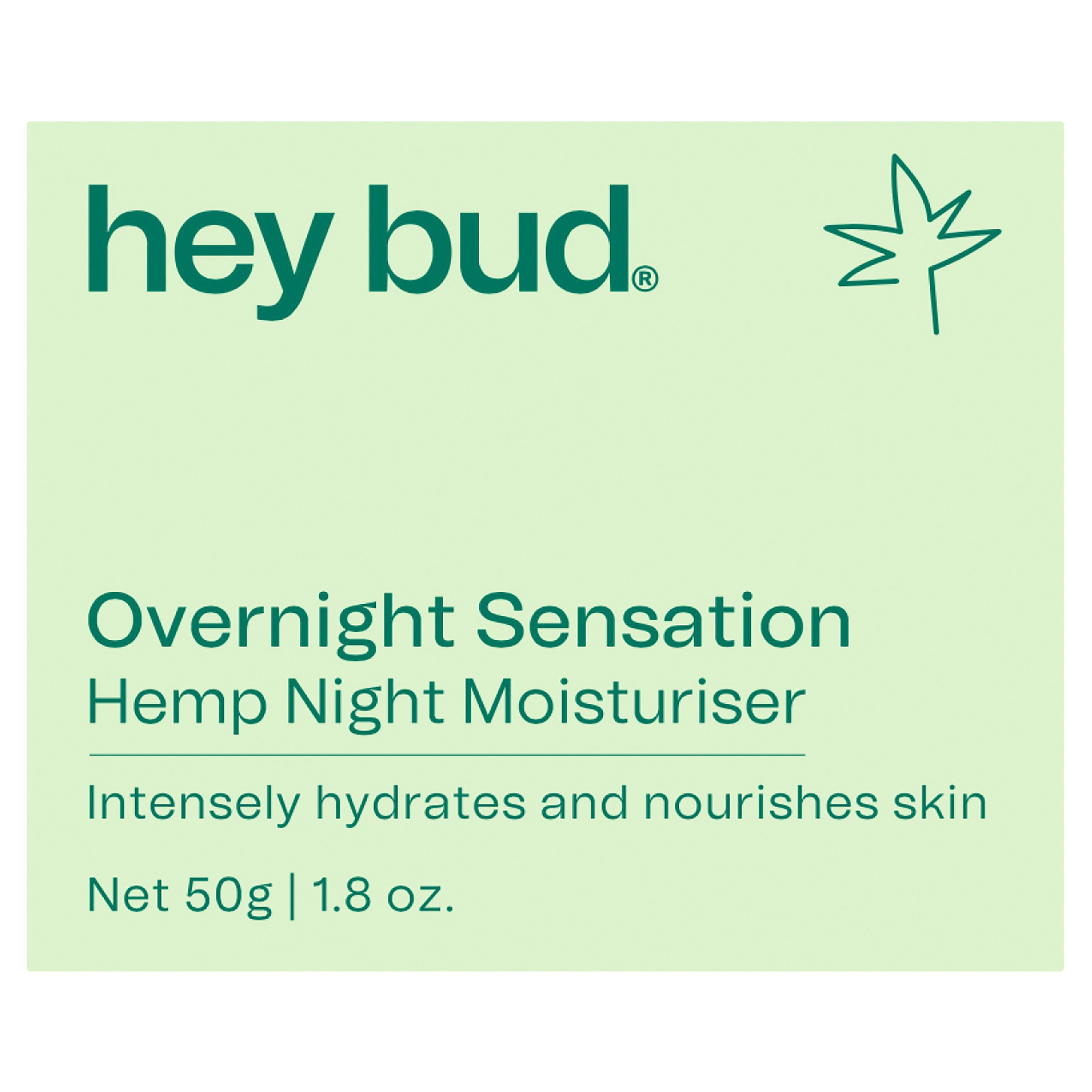 Hey Bud Night Moisturiser 50g - Image 1