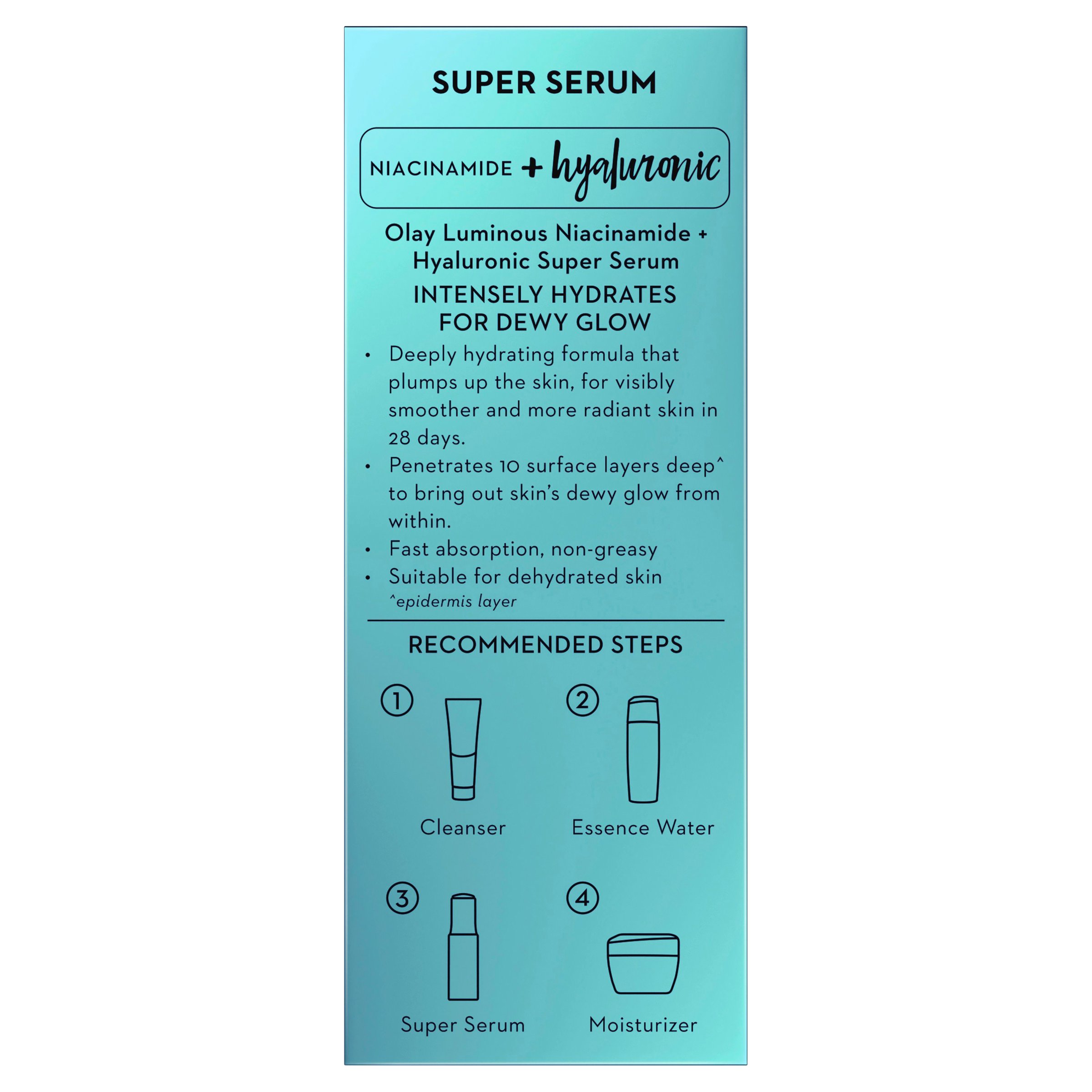Olay Luminous Niacinamide + Hyaluronic Super Serum 30ml - Image 2