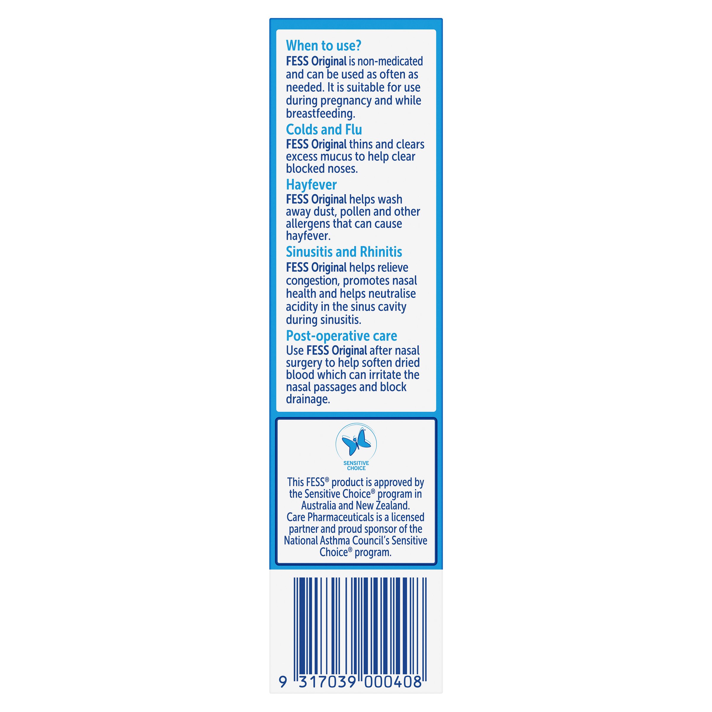 Fess Saline Nasal Spray 30ml - Image 2