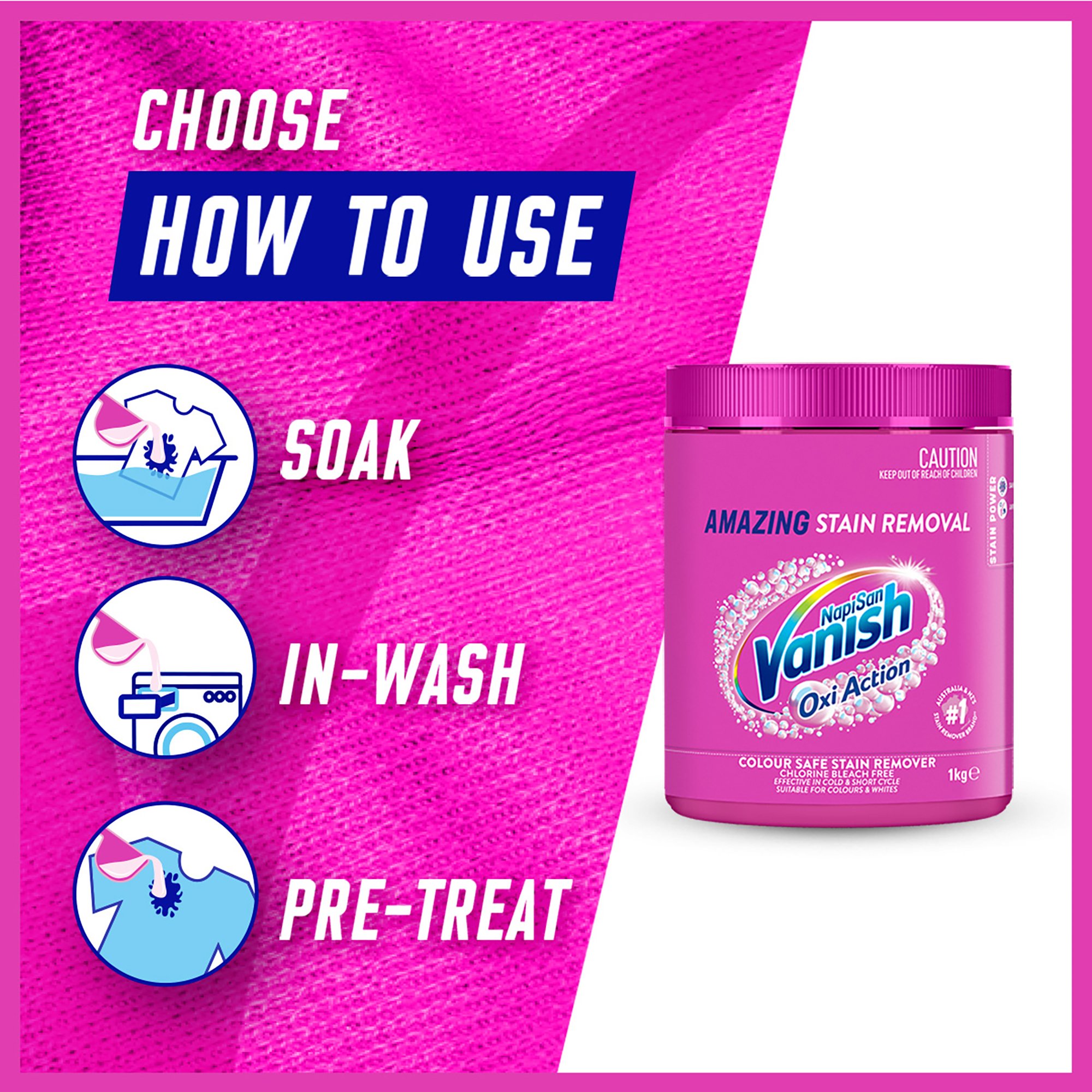 Napisan Vanish OxiAction 3kg - Image 3