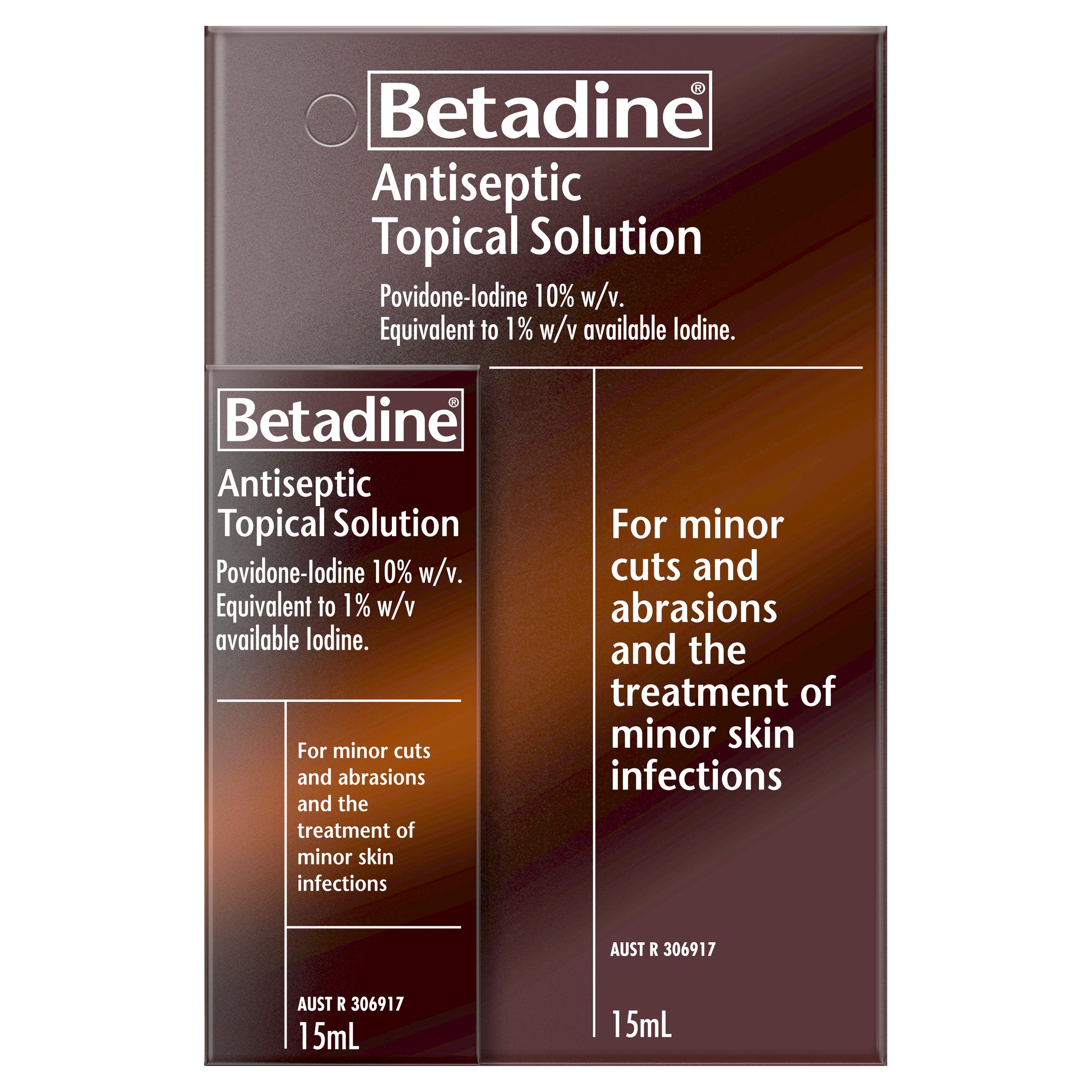 Betadine Antiseptic Liquid 10% - 15ml - Image 1