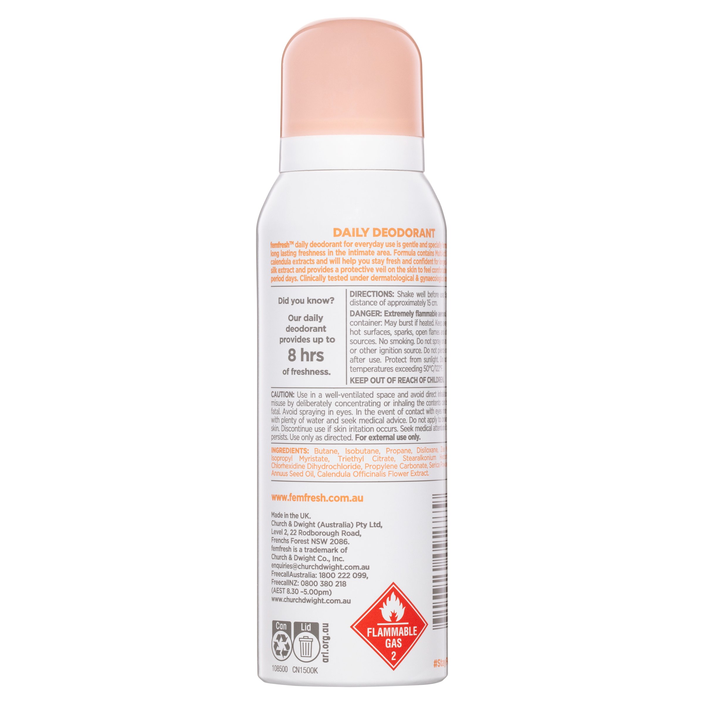 Femfresh Intimate Hygiene Feminine Deodorant Spray 75g - Image 2