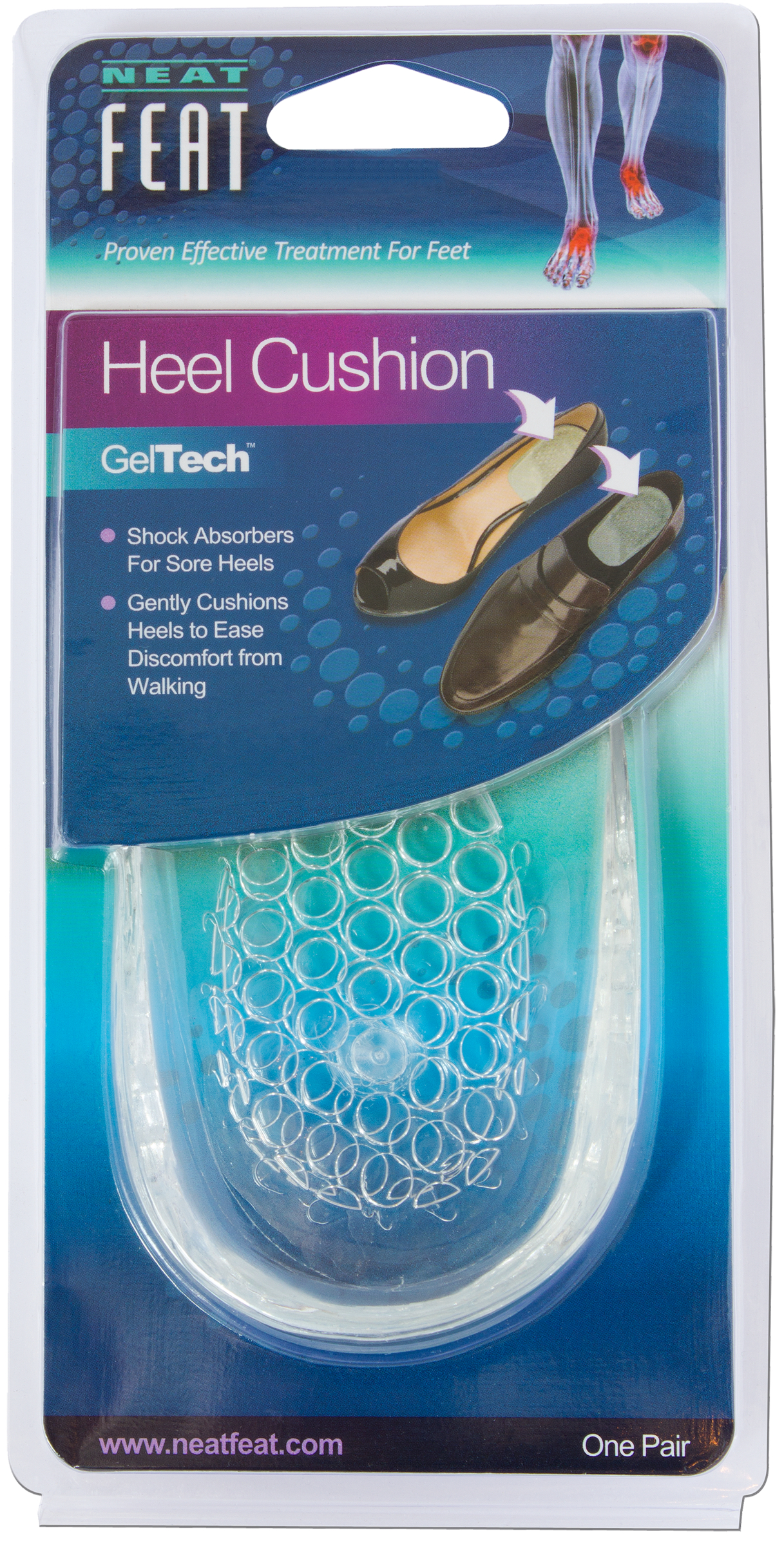 Neat Feat Gel Heel Cushion Small 1 pair - Image 2