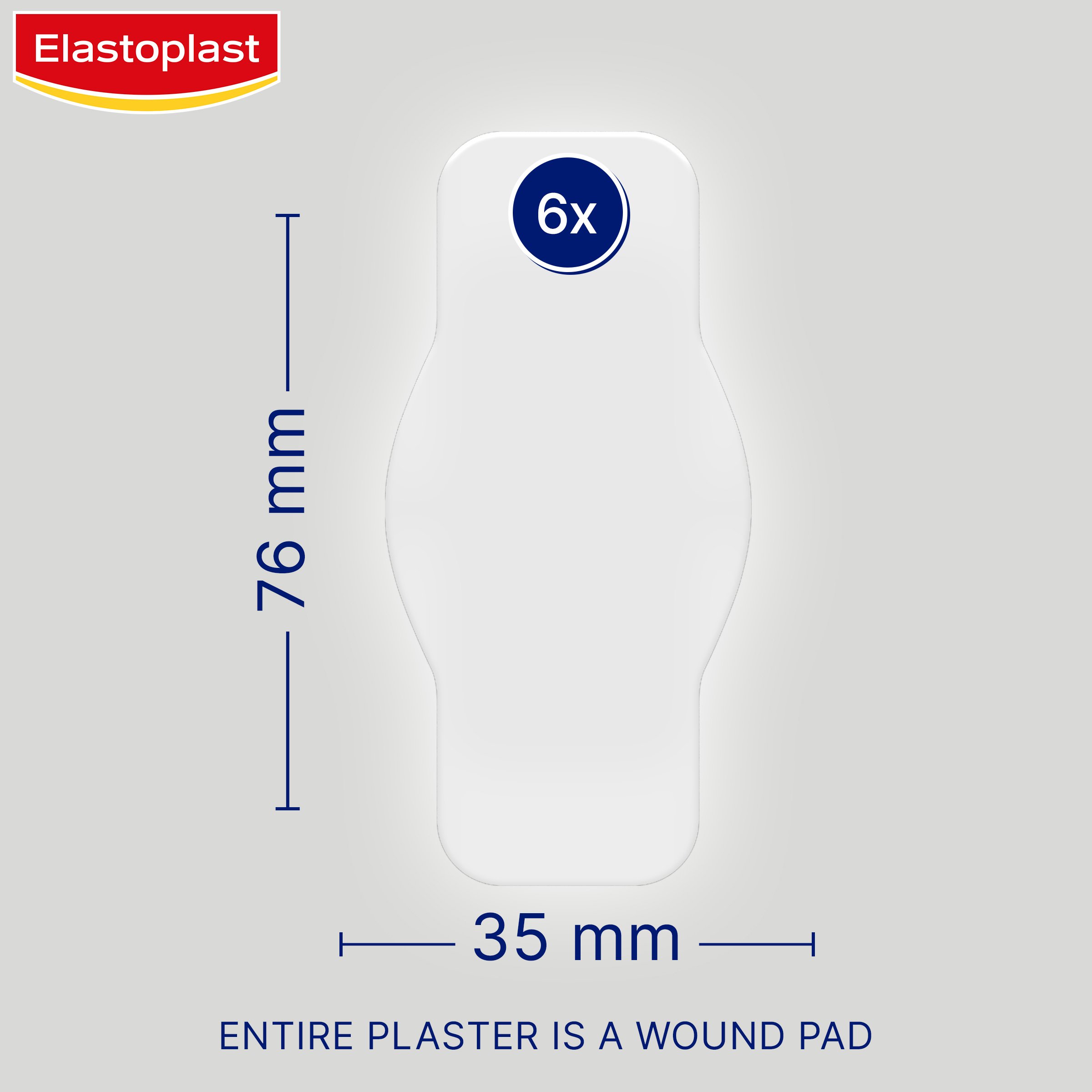 Elastoplast Second Skin Protection Plaster 6 strips - Image 3
