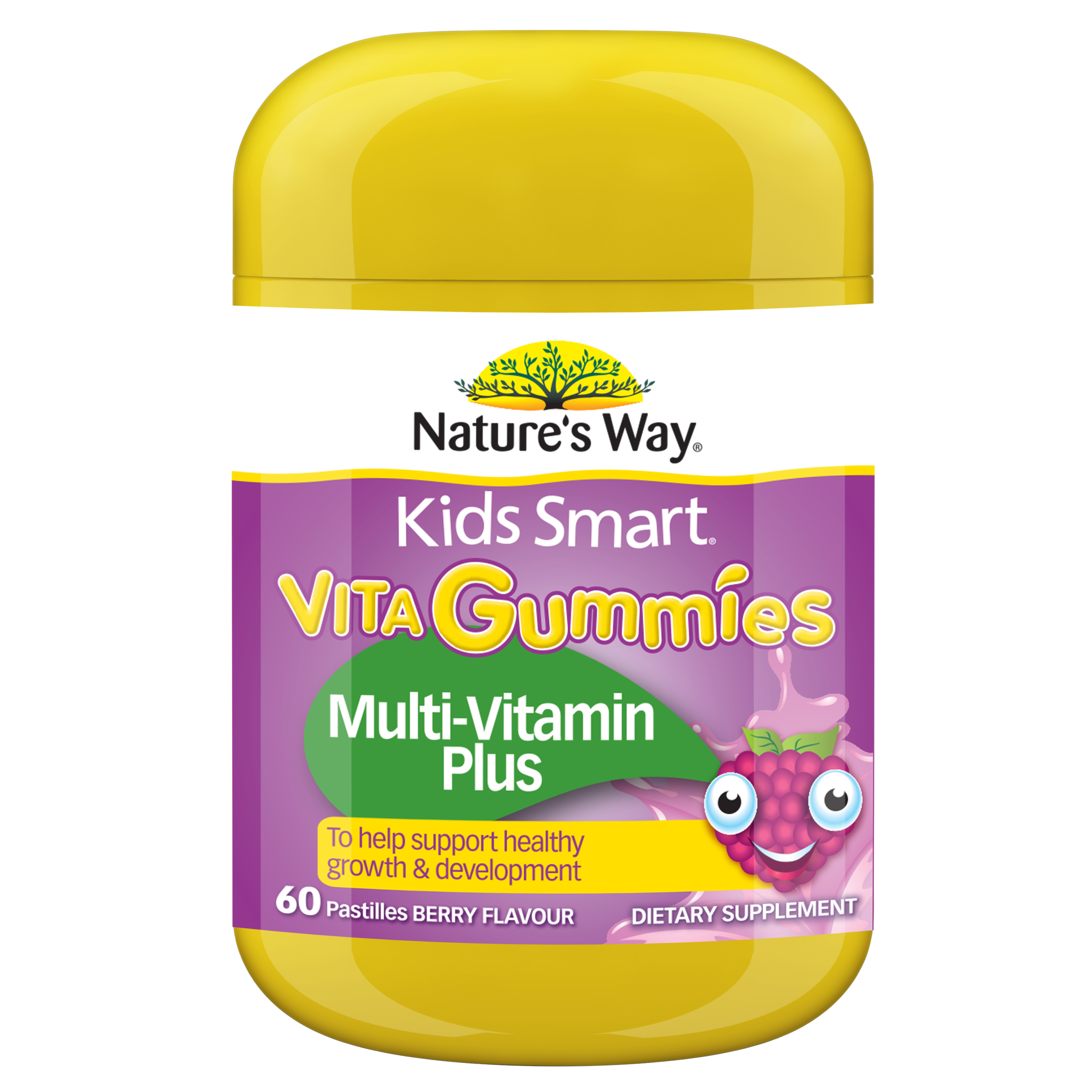 Nature's Way Kids Smart Vita Gummies Multi-Vitamin Plus 60 pastilles - Image 1