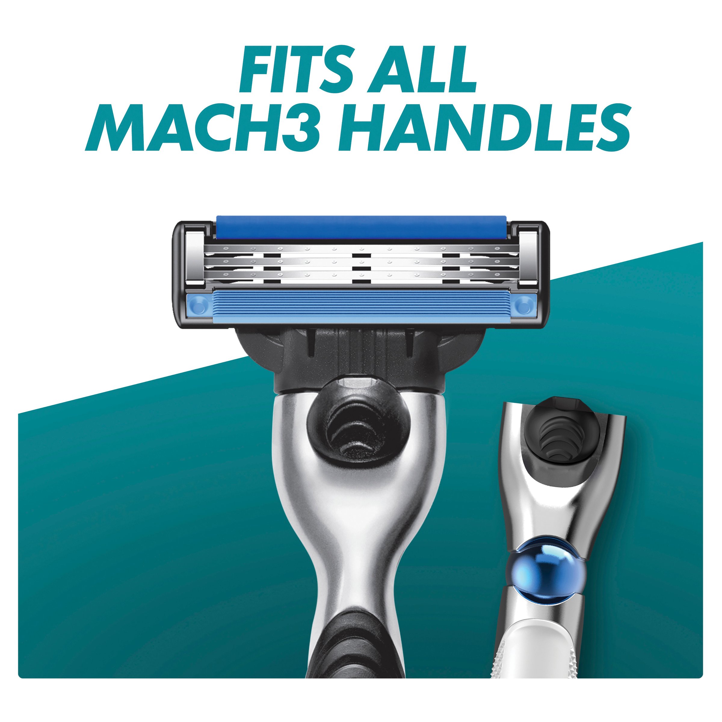 Gillette Mach3+ Razor 2 Up 1 pack - Image 3