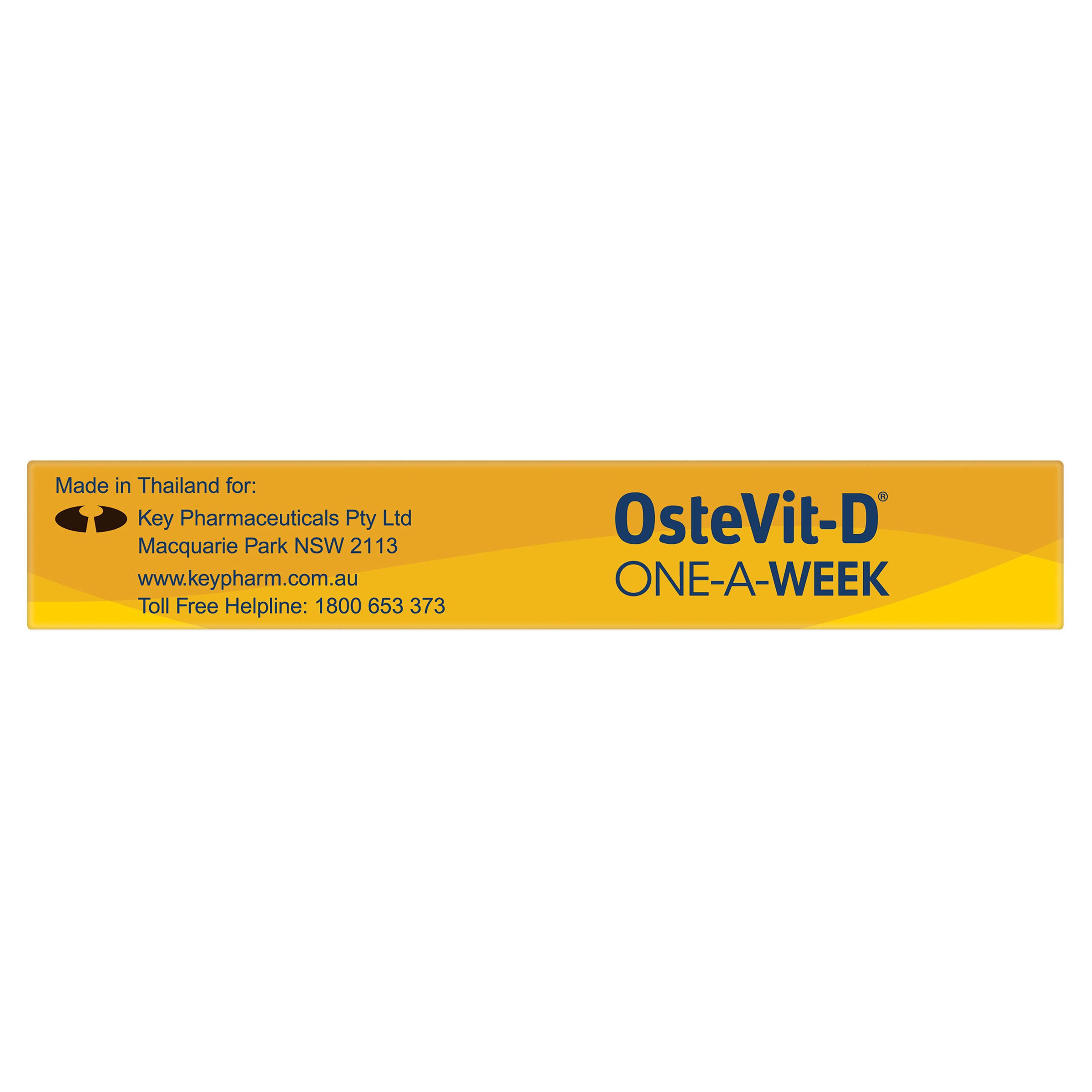 OsteVit-D One-A-Week Vitamin D3 7000IU - 10 capsules - Image 5