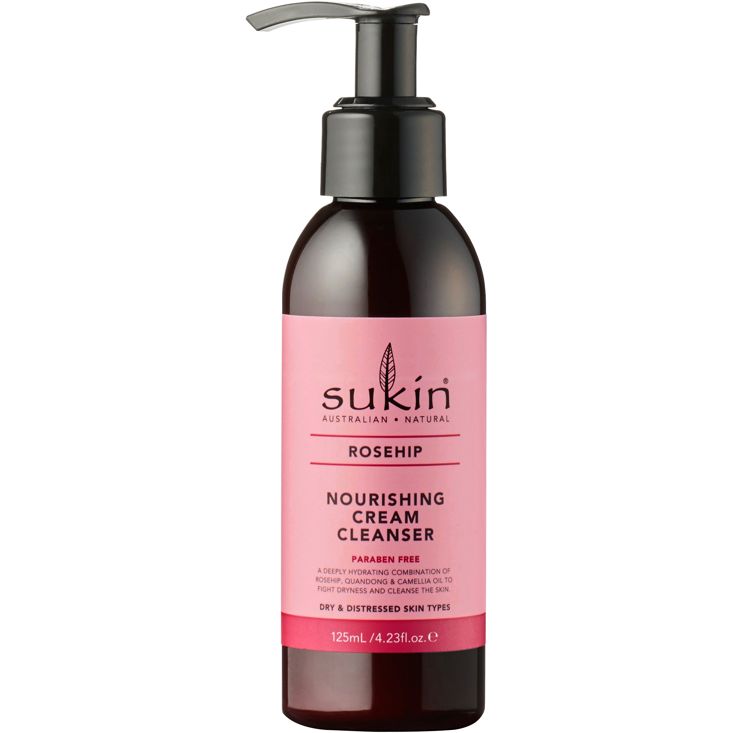Sukin Rosehip Nourishing Cream Cleanser 125ml - Image 2