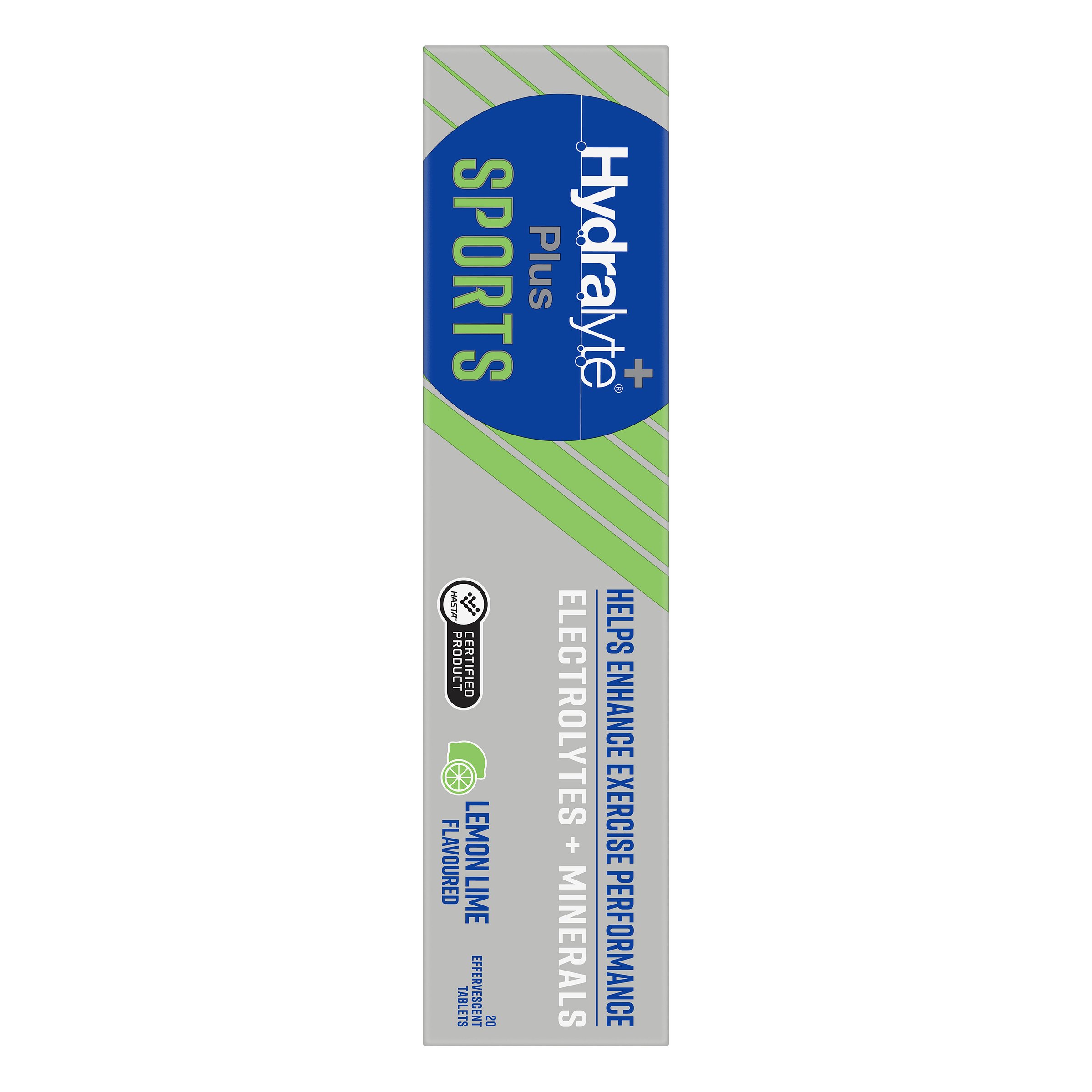 Hydralyte Plus Sports Effervescent Lemon Lime 20 tablets - Image 13