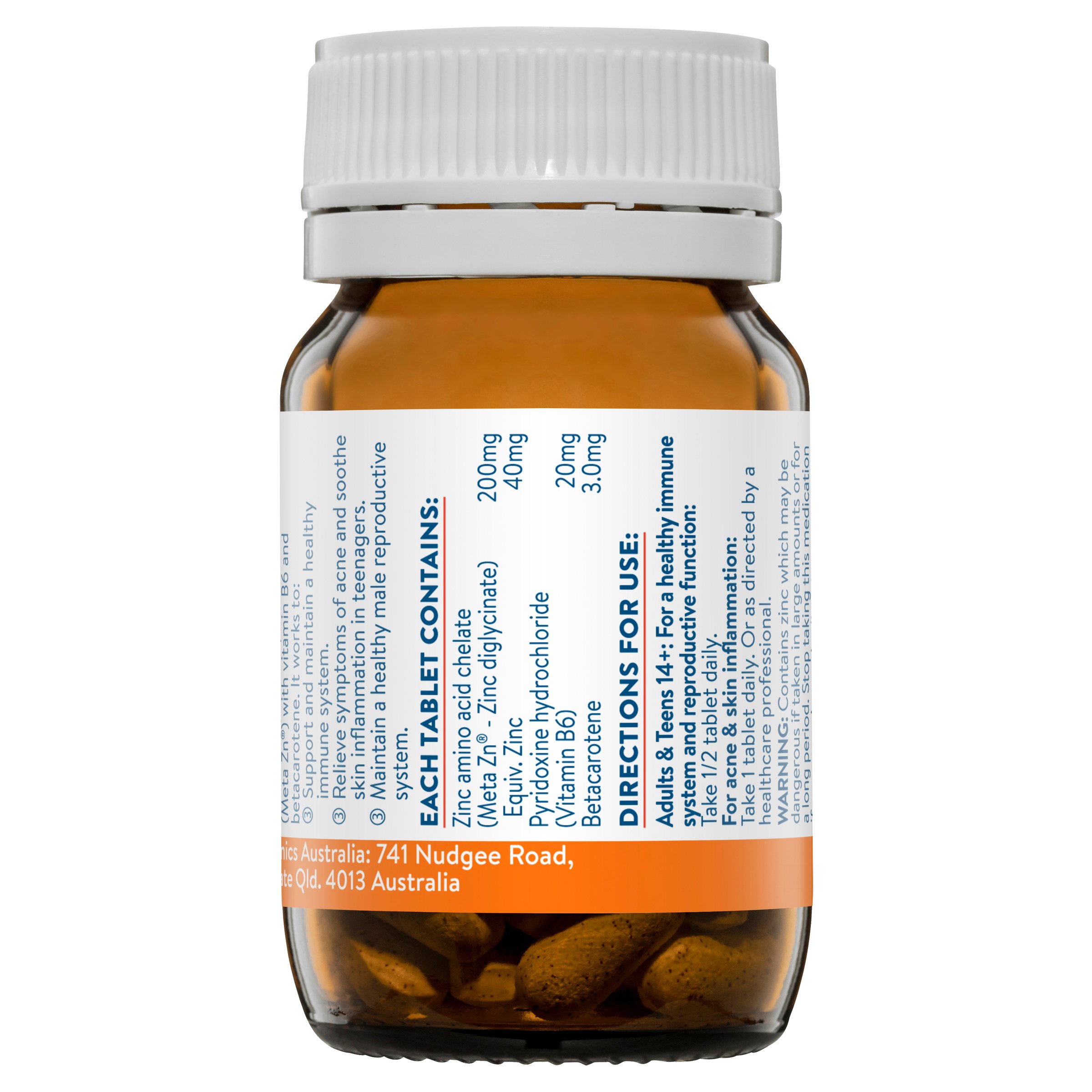 Ethical Nutrients Mega Zinc 40mg - 60 tablets - Image 2