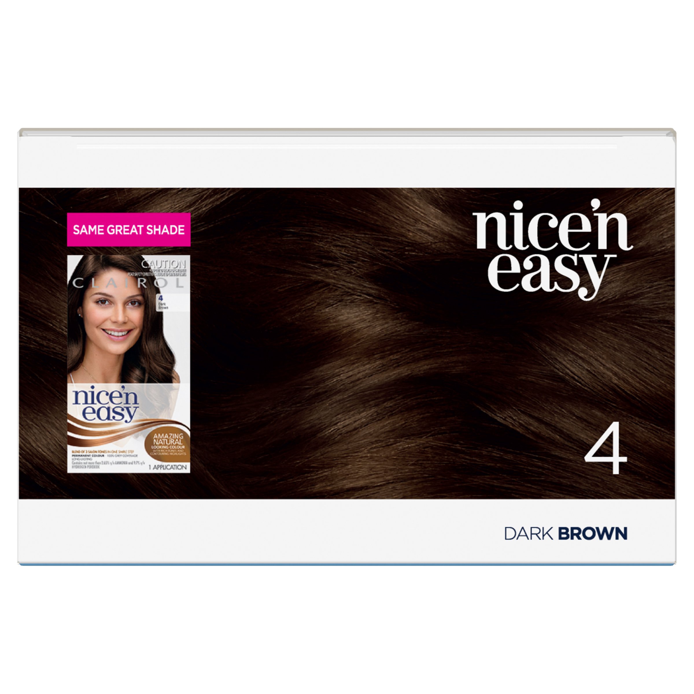 Clairol Nice'n Easy 4 Natural Dark Brown 1 pack - Image 4