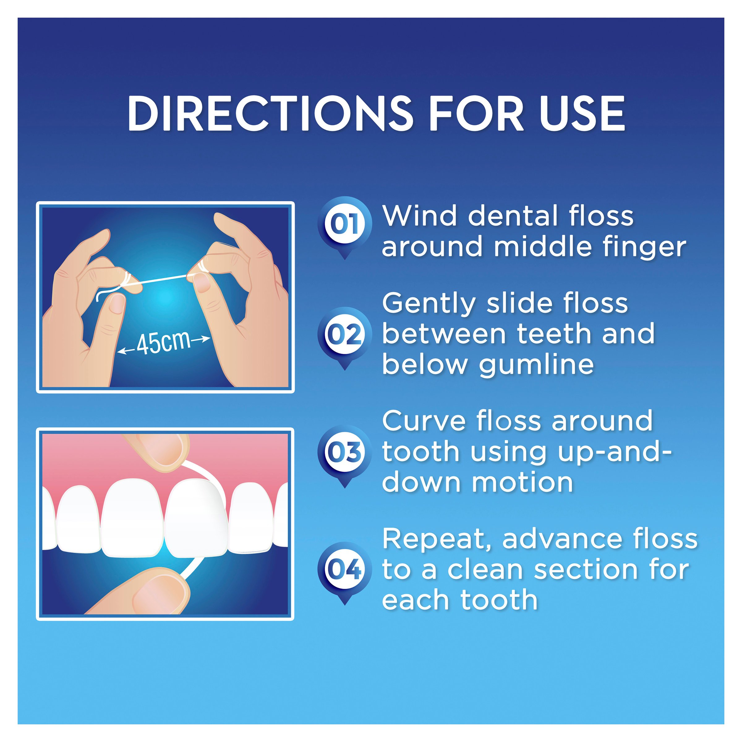 Oral-B Super Floss Unwaxed 50 Pack - Image 8