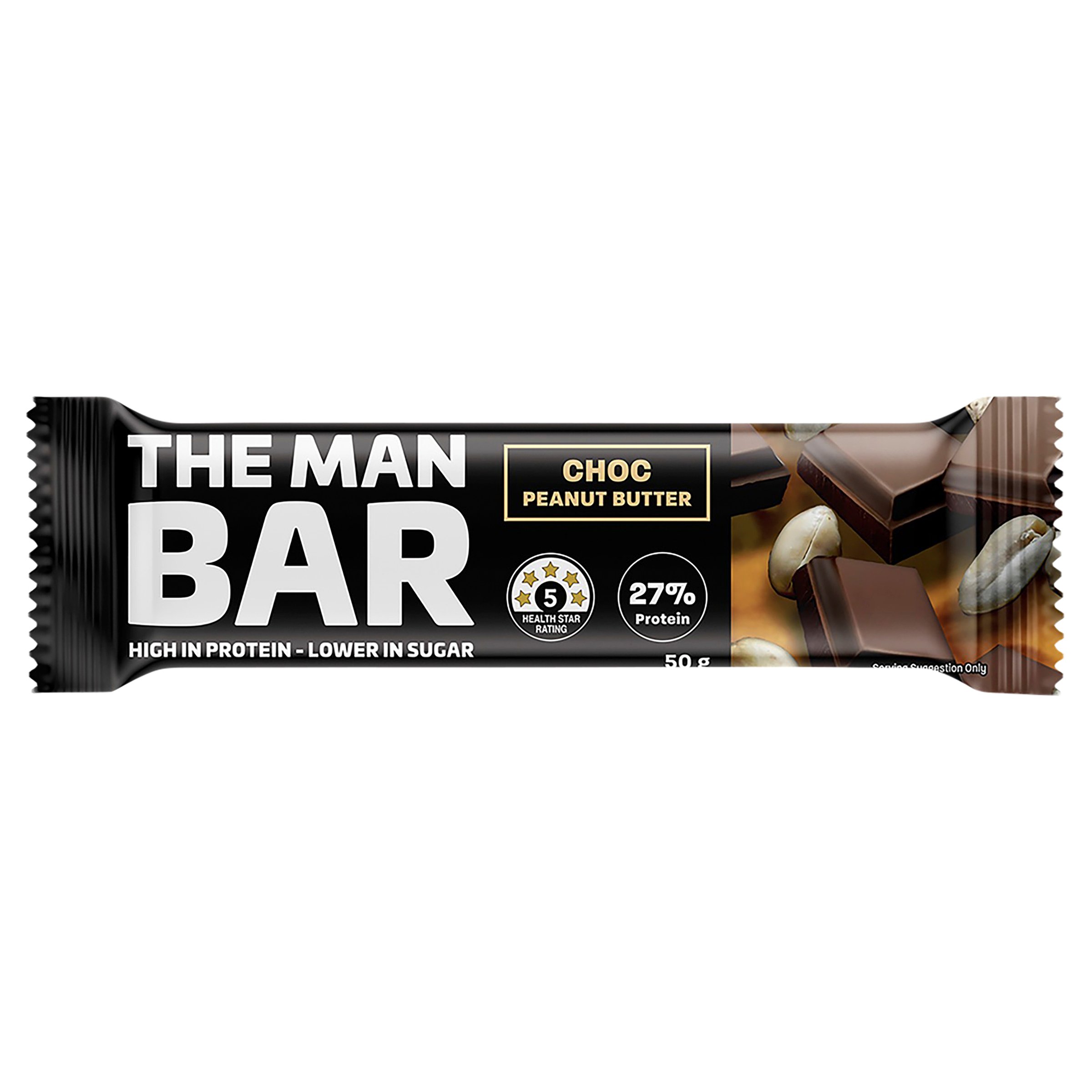 The Man Bar Choc Peanut Butter 50g - Image 1