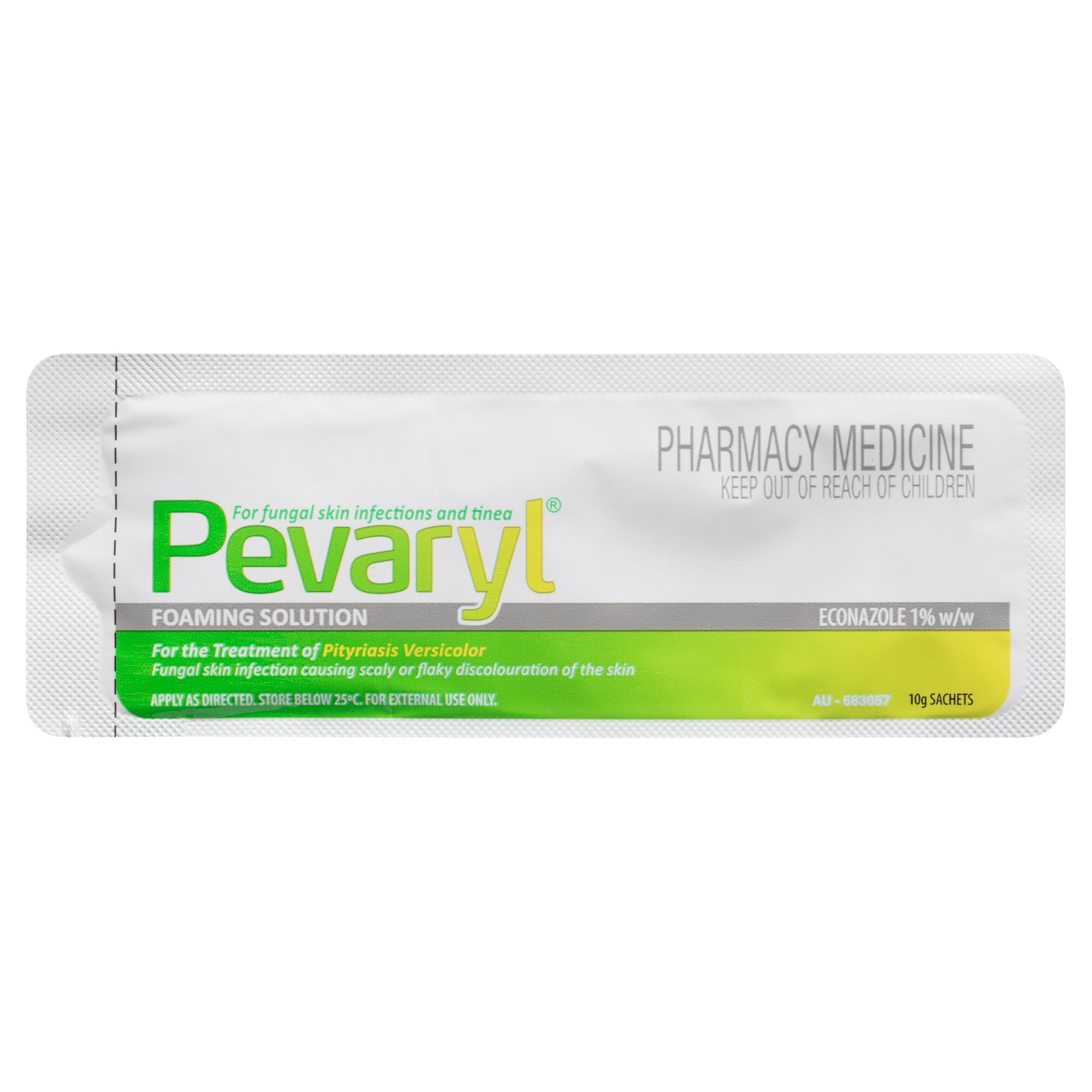 Pevaryl Foaming Solution 1% - 3 sachets - Image 7