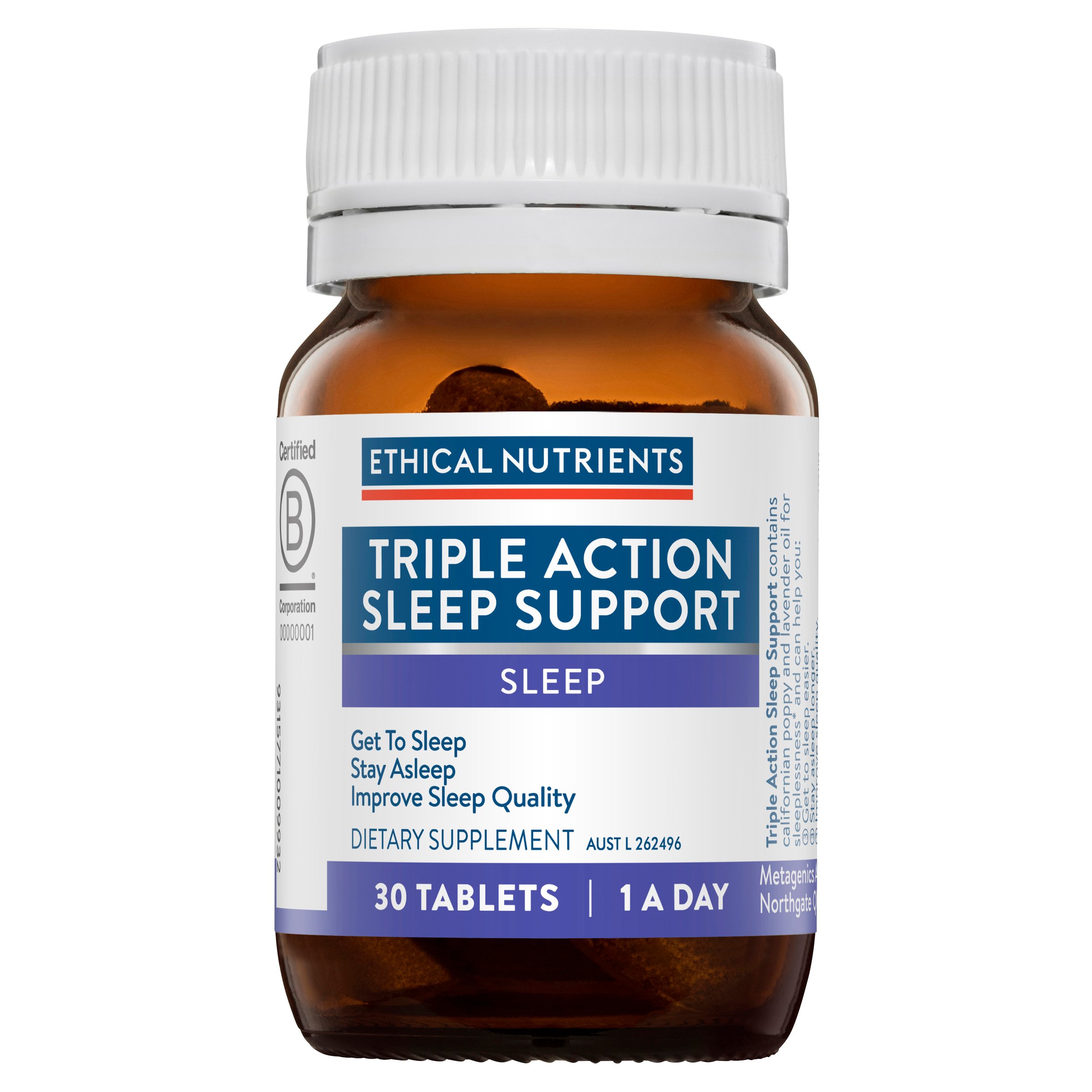 Ethical Nutrients Triple Action Sleep Support 30 tablets - Image 5