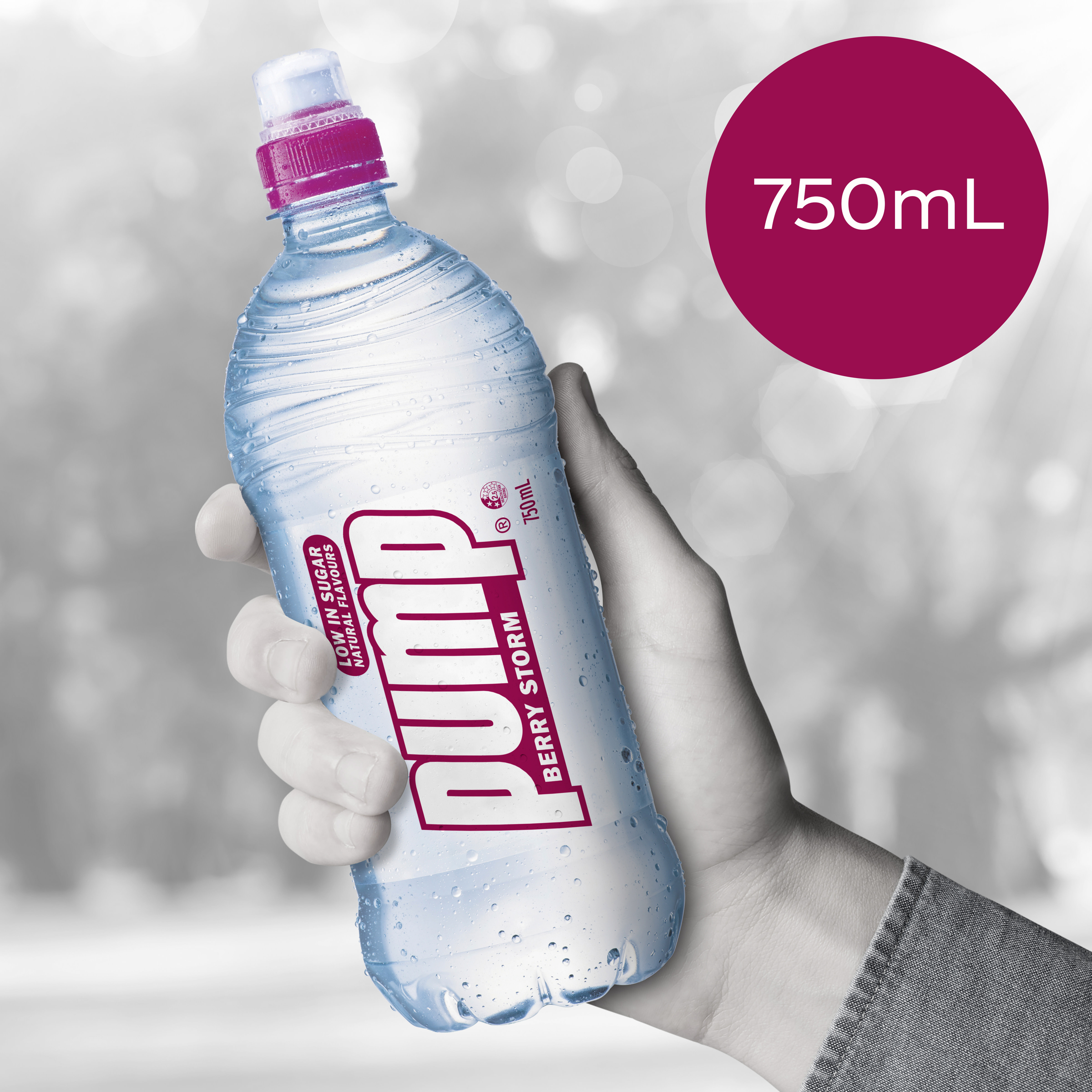 Pump Water Still Water Berry 750ml - Image 3
