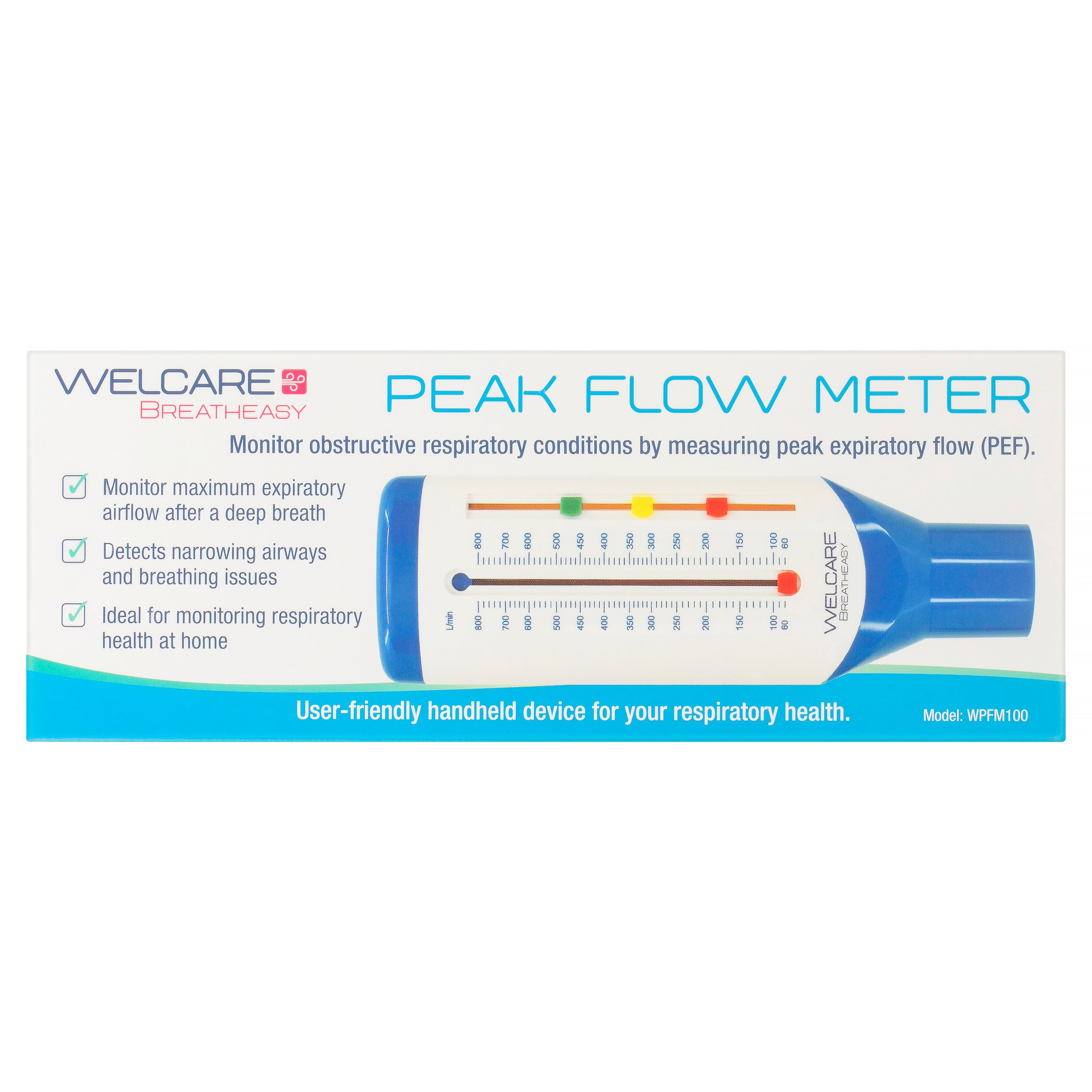 Welcare Breatheasy Peak Flow Meter 1 each - Image 2