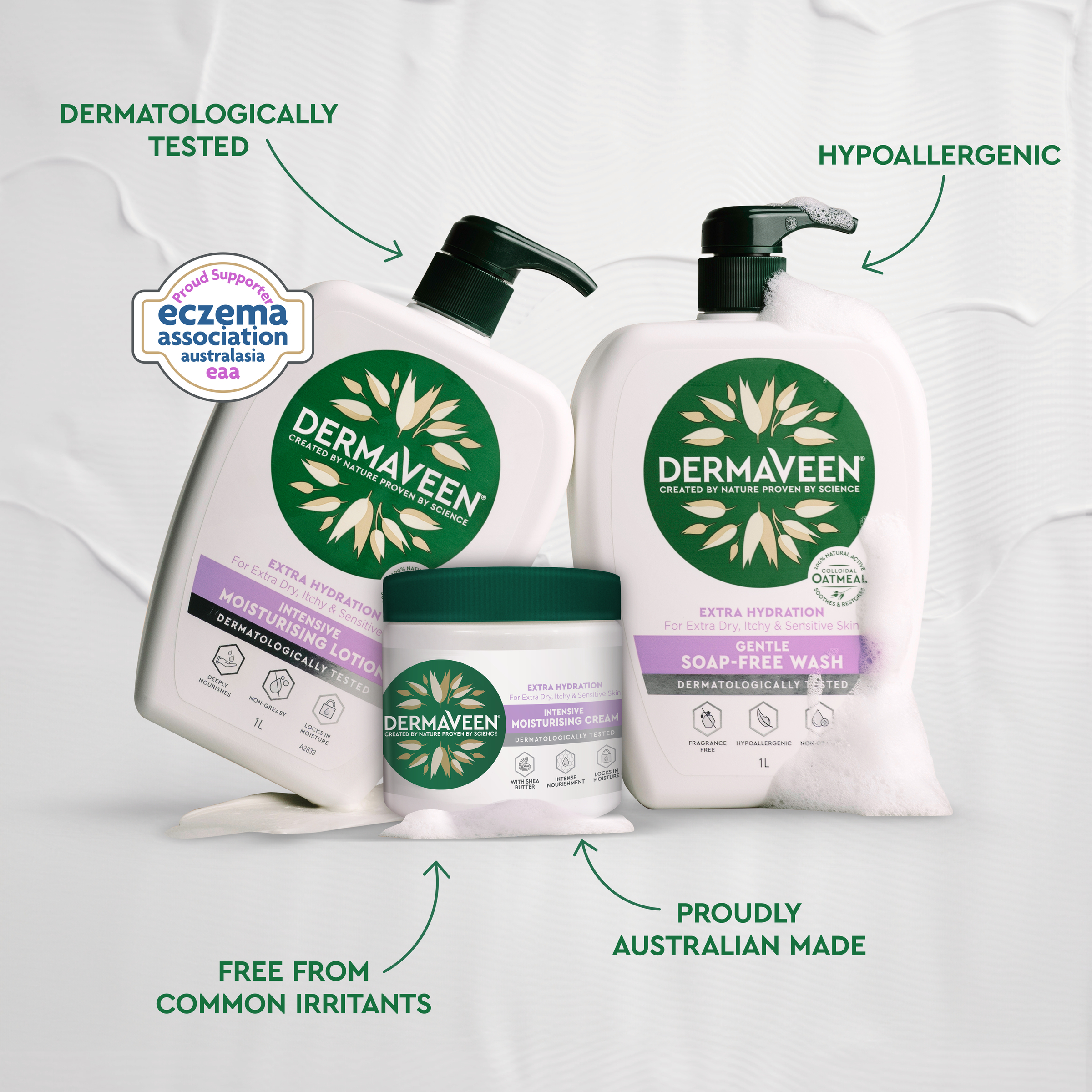DermaVeen Extra Intensive Moisturising Lotion 1 litre - Image 11