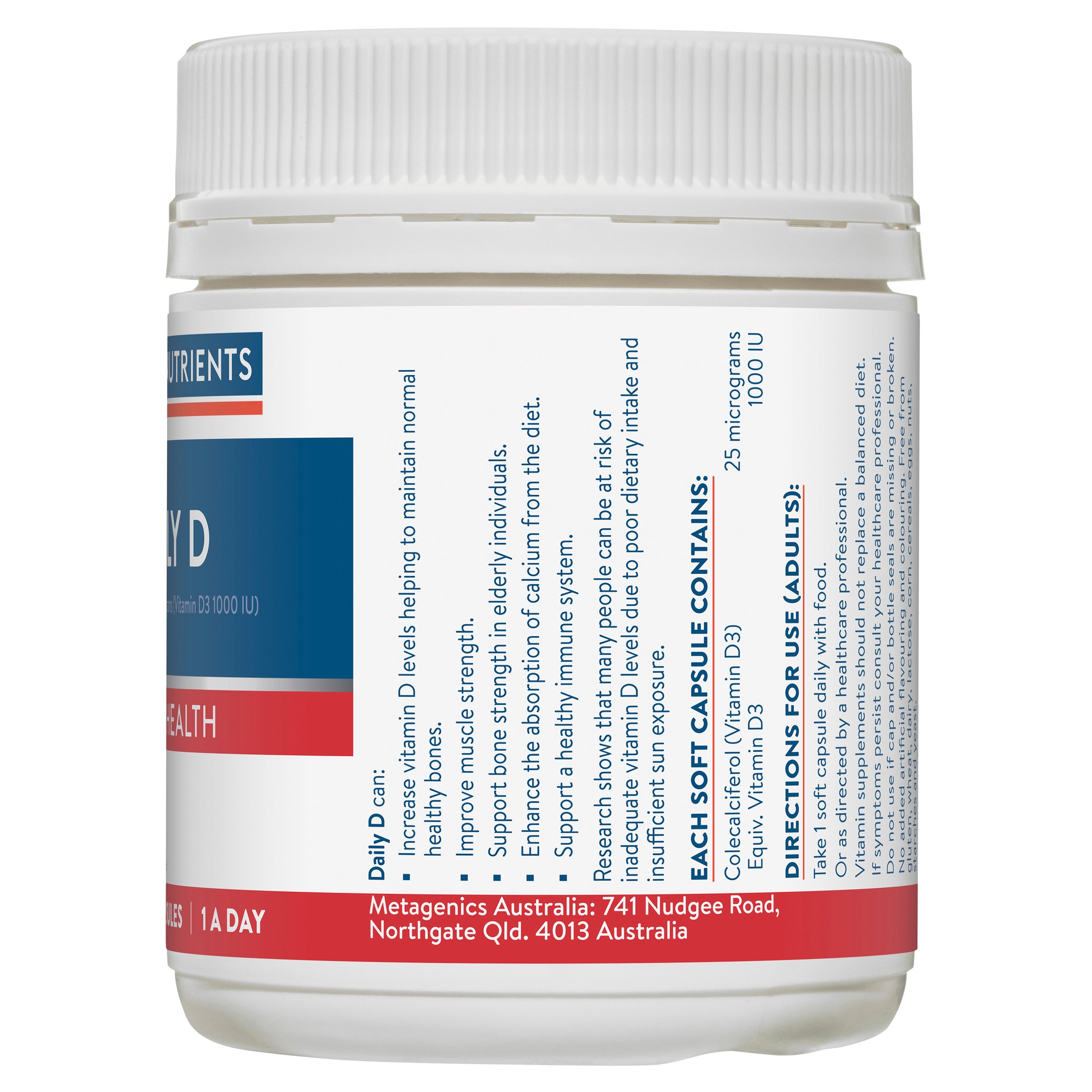 Ethical Nutrients Daily D - 270 capsules - Image 4