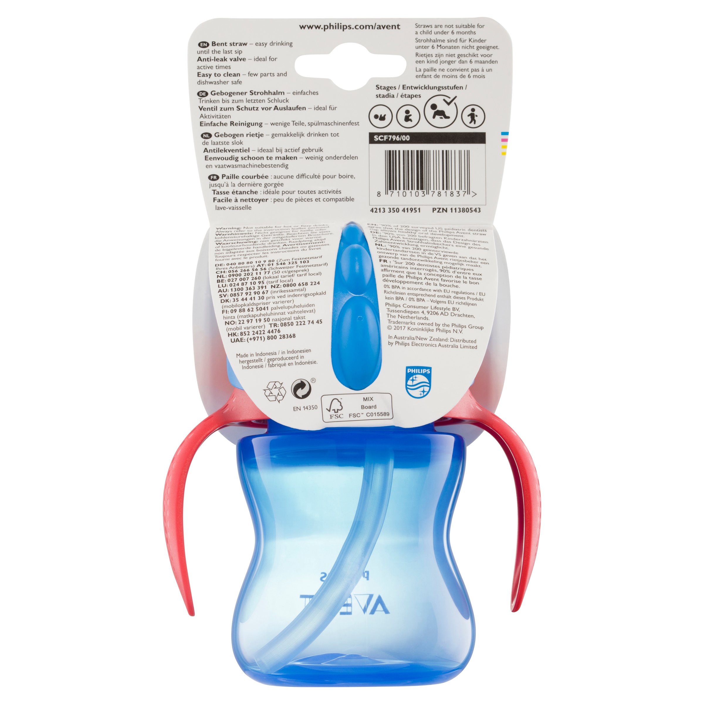 Avent Straw Cup Dinosaur 200ml - Image 2