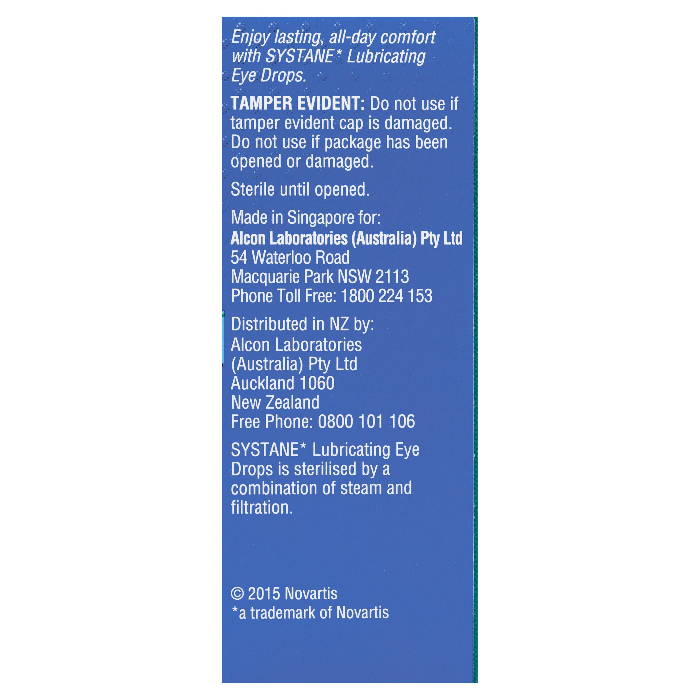 Systane Lubricating Eye Drops 15ml - Image 4