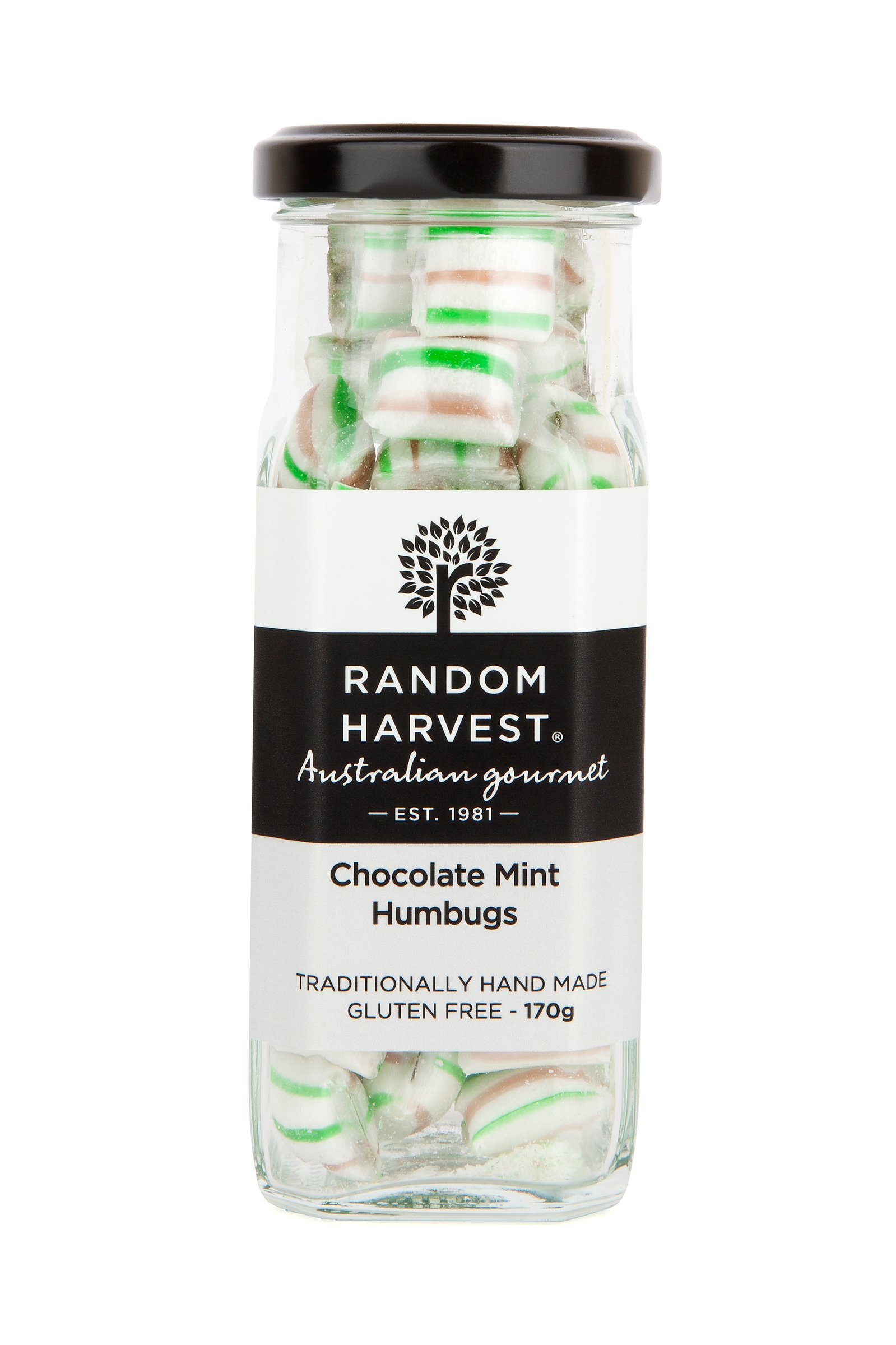 Random Harvest Humbugs Chocolate Mint 170g