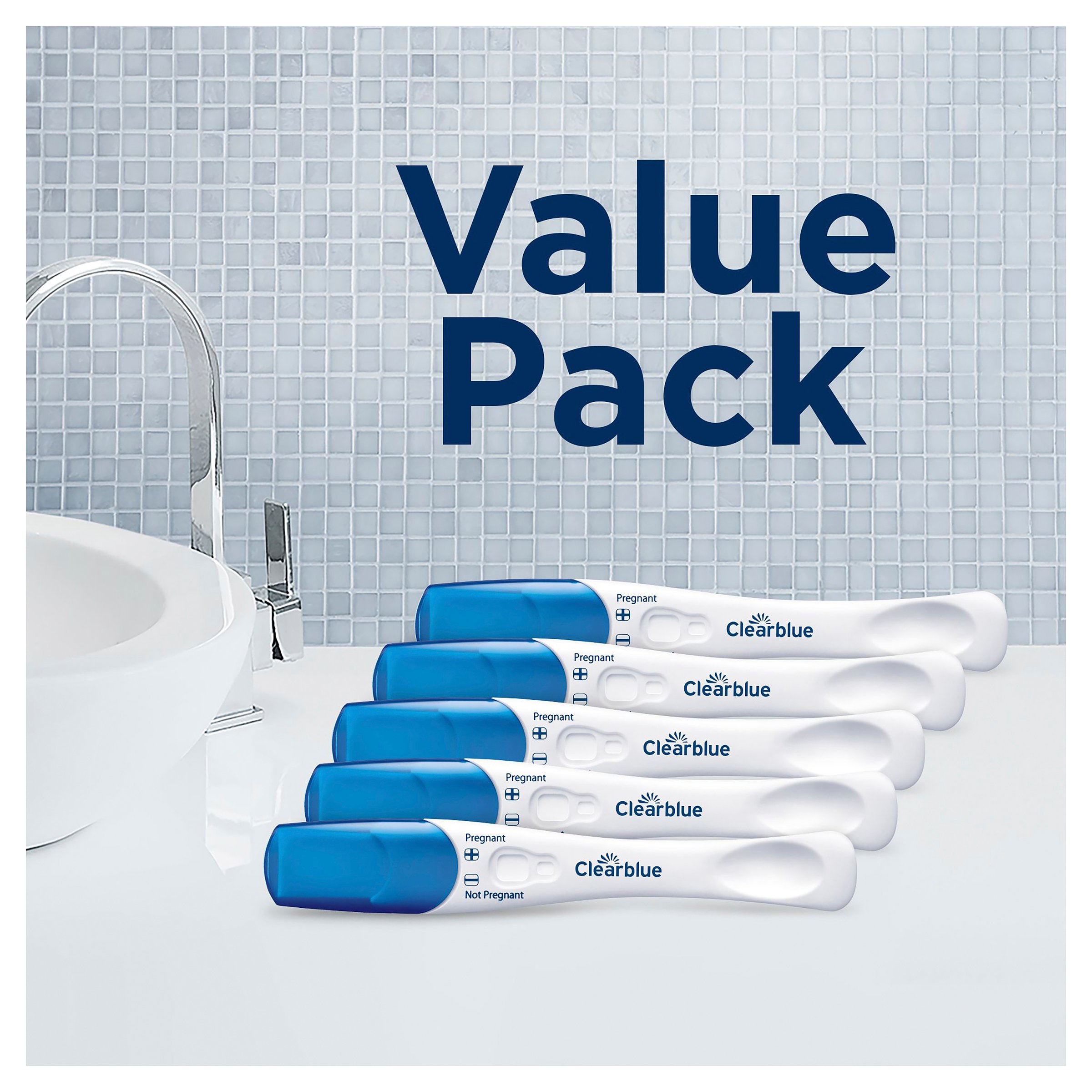 Clearblue Pregnancy Test, Rapid Detection 5 pack - Image 3