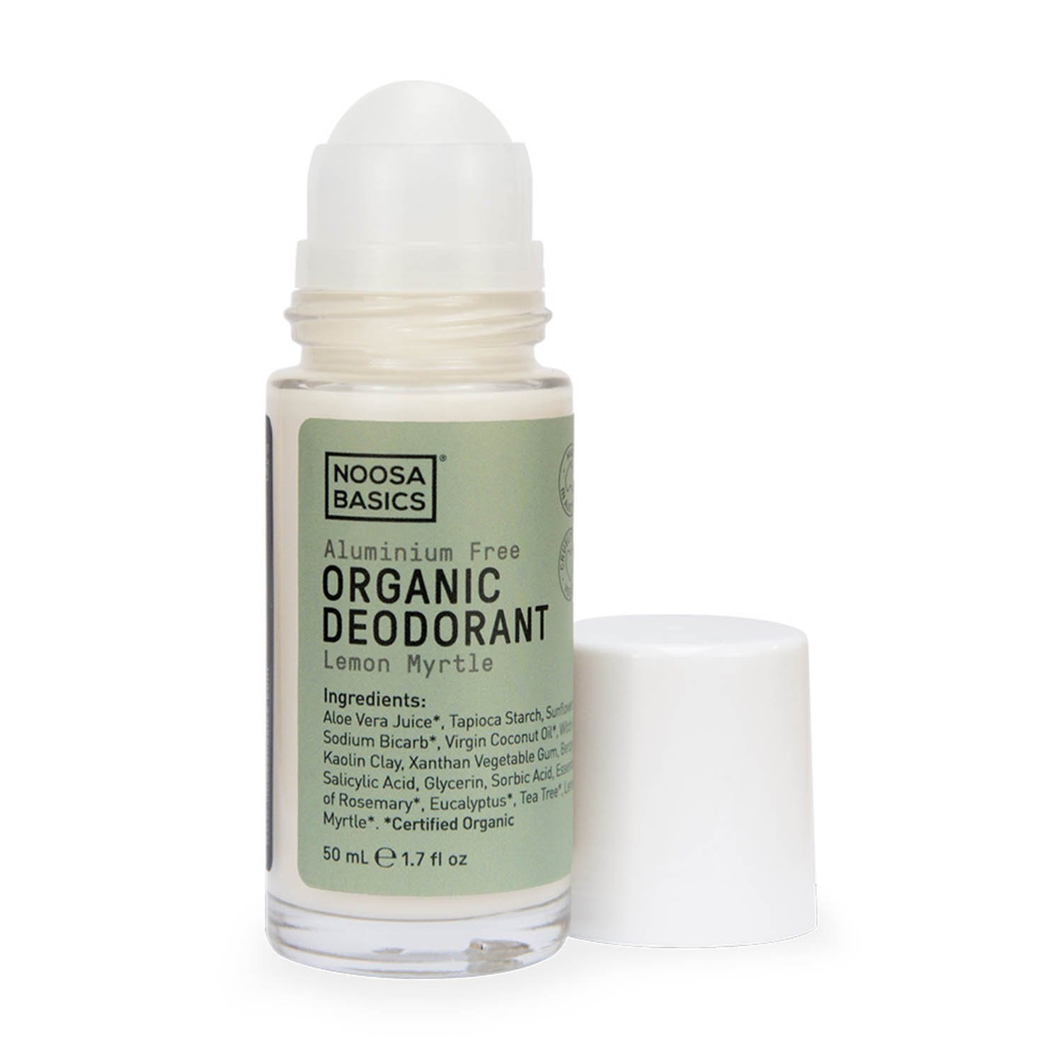 Noosa Basics Deodorant Roll On Lemon Myrtle 50ml