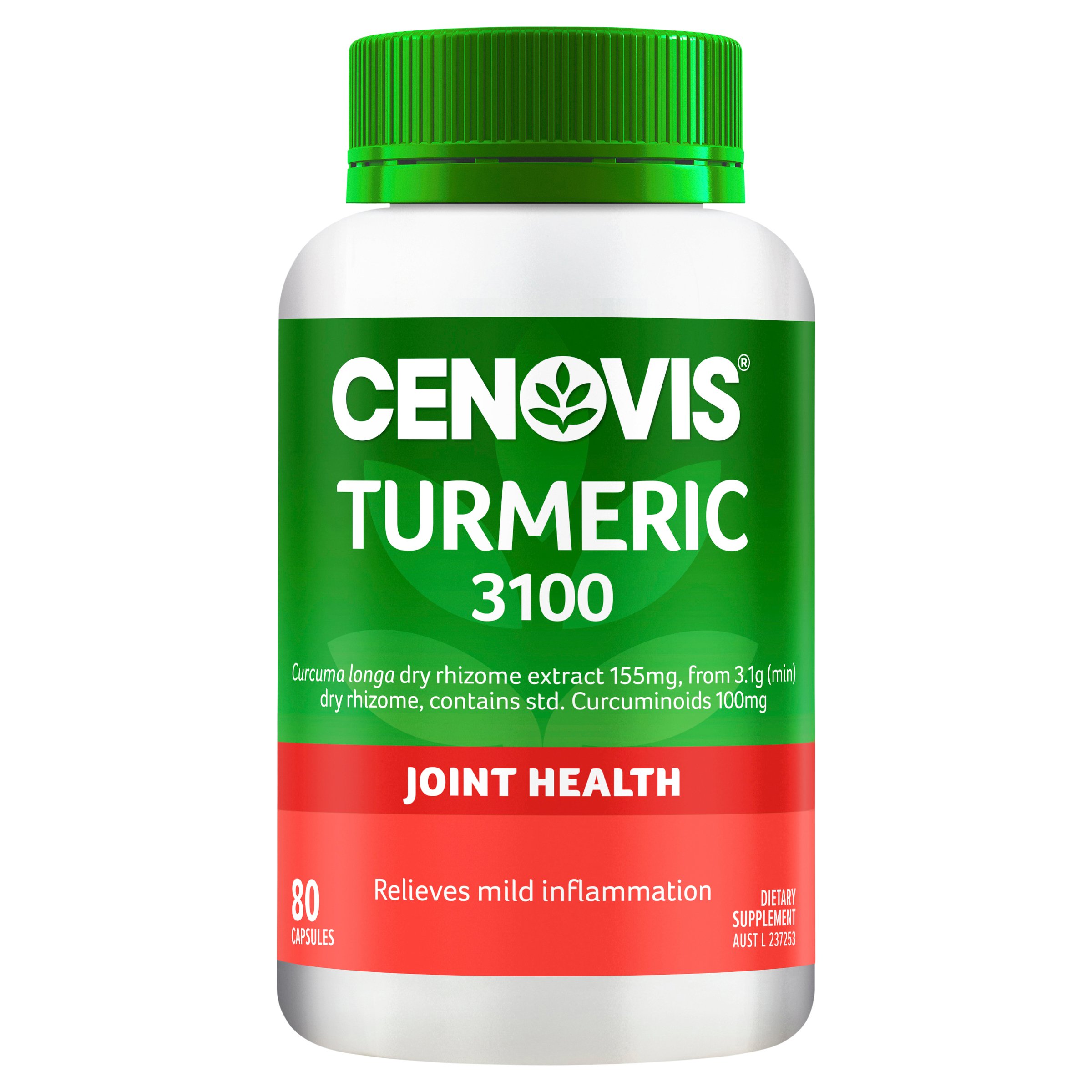 Cenovis Turmeric 3100 - 80 capsules - Image 1