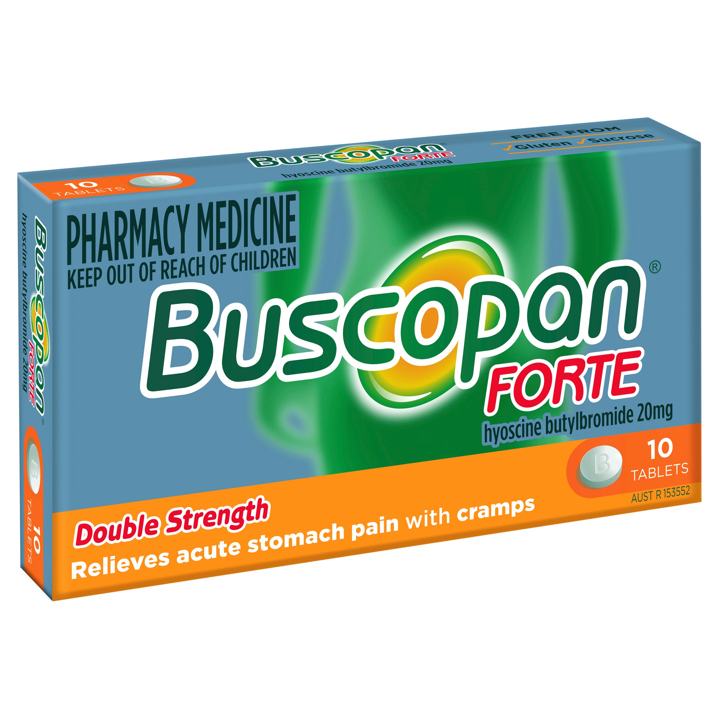 Buscopan Forte 20mg - 10 tablets - Image 9