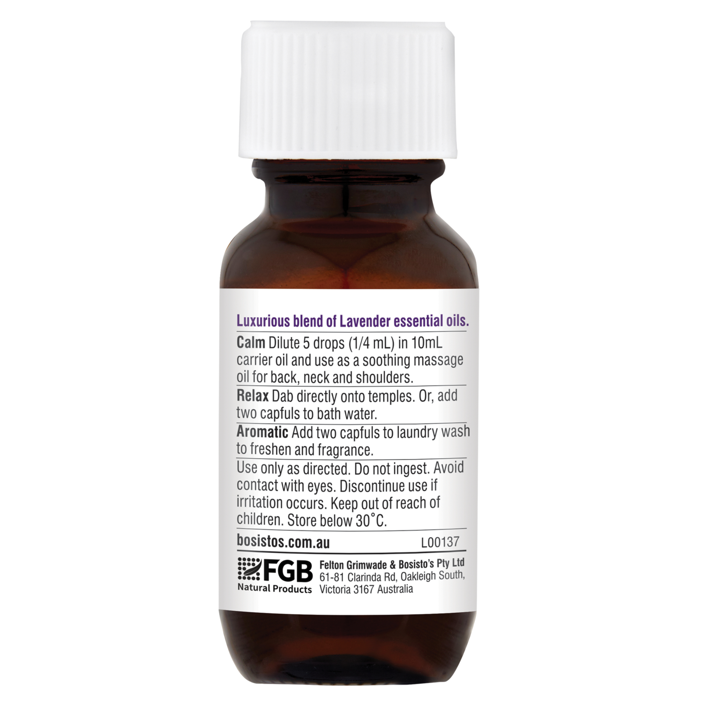 Bosisto's Lavender Oil 25ml - Image 2