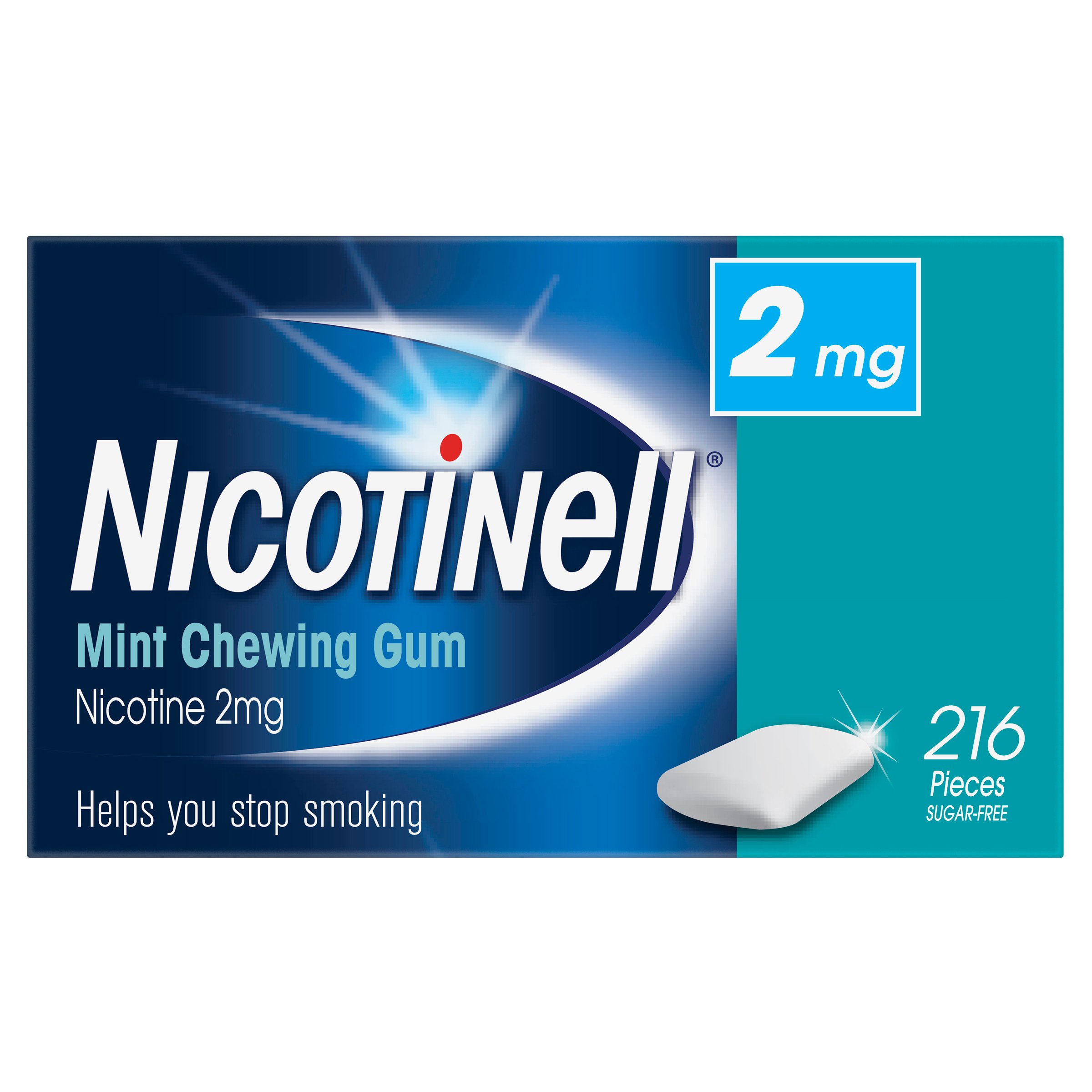 Nicotinell Mint Chewing Gum 2mg - 216 pieces - Image 5