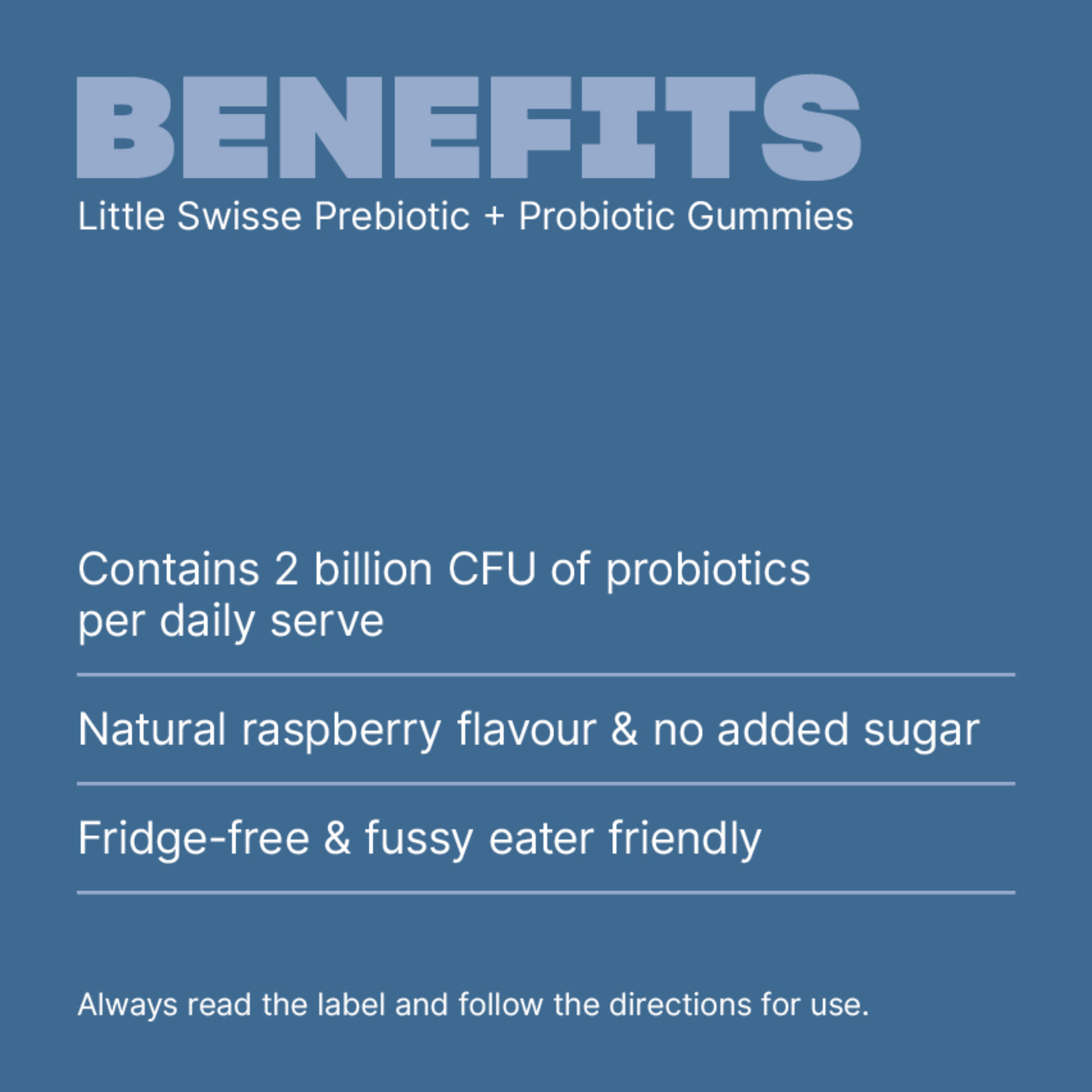 Swisse Little Swisse Prebiotic + Probiotic Gummies 50 pastilles - Image 4