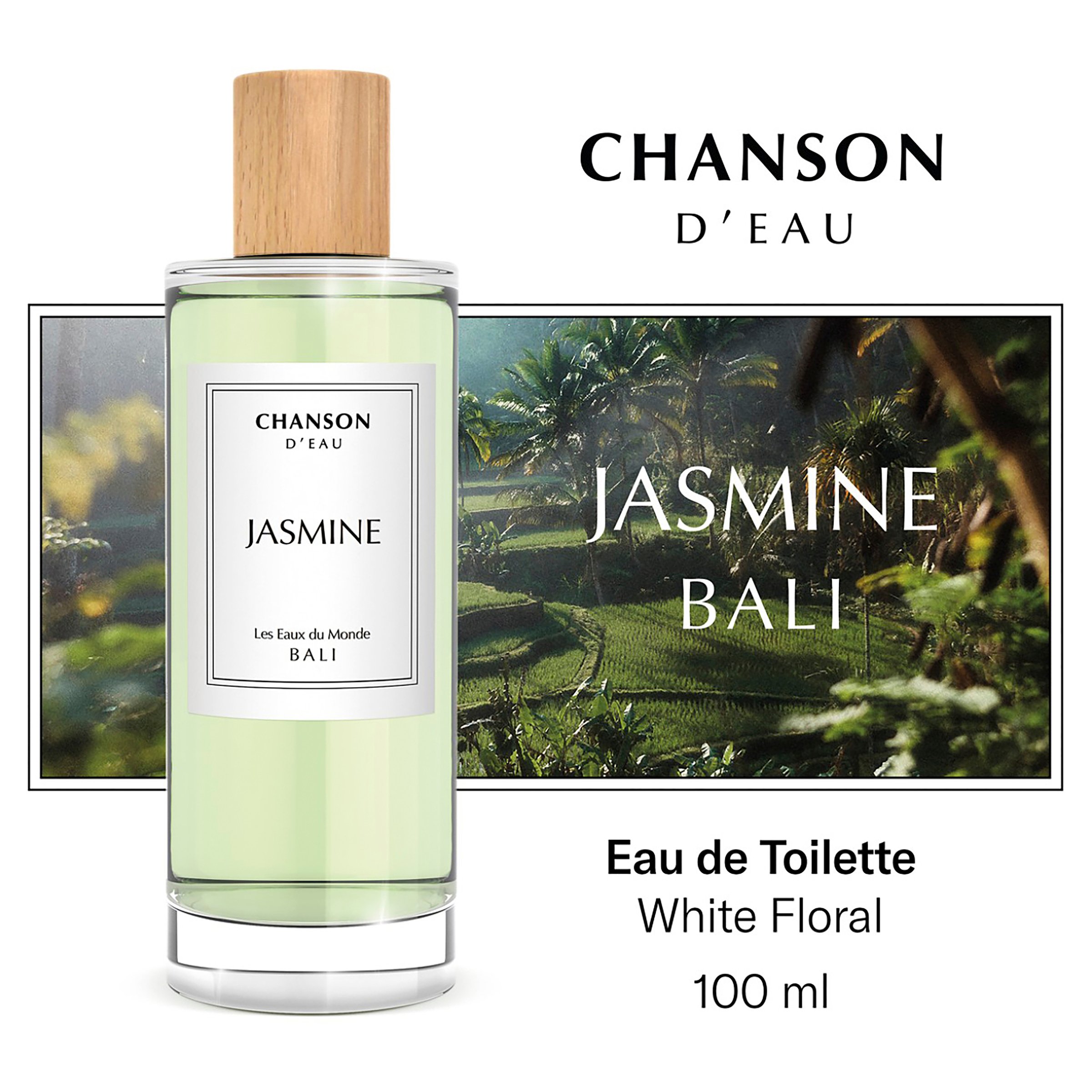 Chanson D'Eau Jasmine Les Eaux du Monde Bali EDT Spray 100ml - Image 3