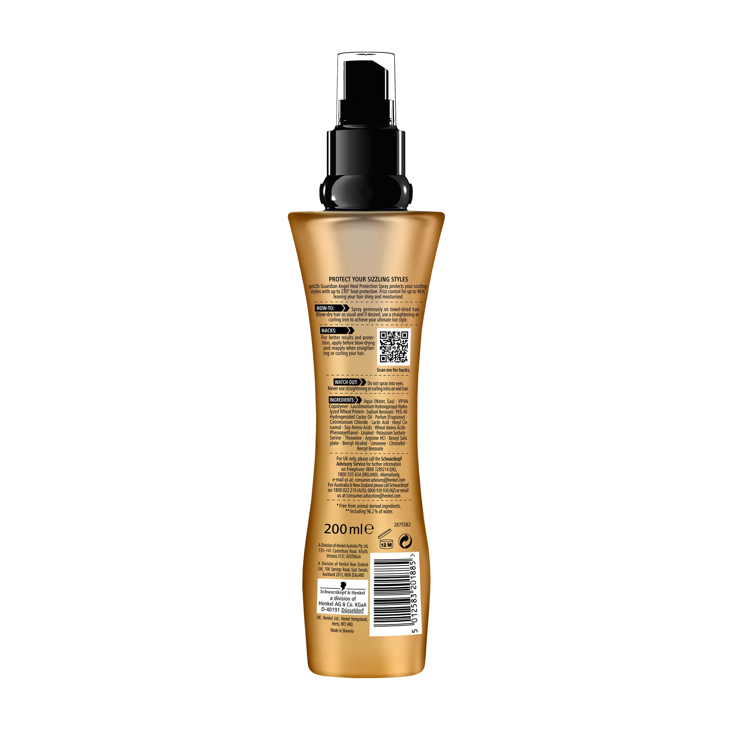Got2B Guardian Angel Blow Dry Spray 200ml - Image 2