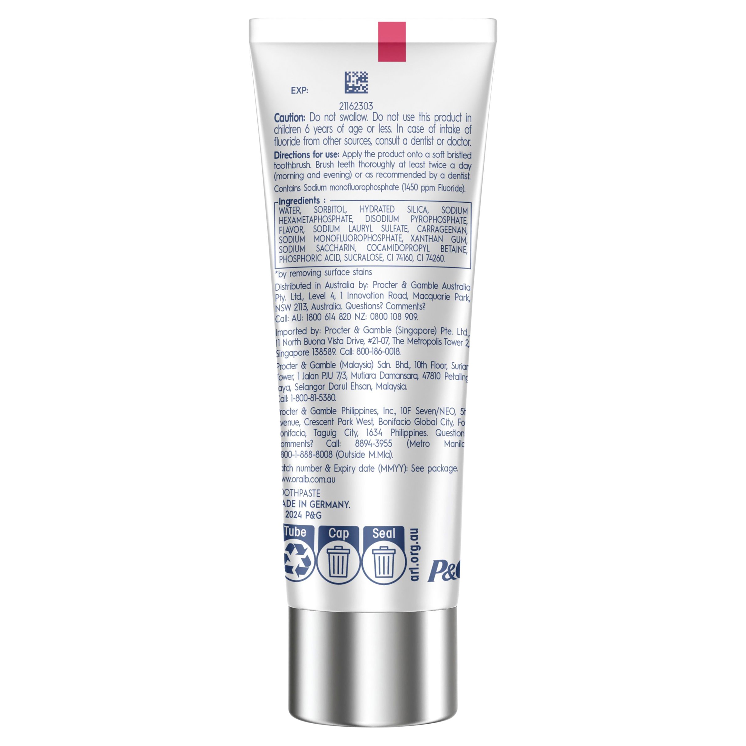 Oral-B 3DW Intensive Diamond Clean 94g - Image 7