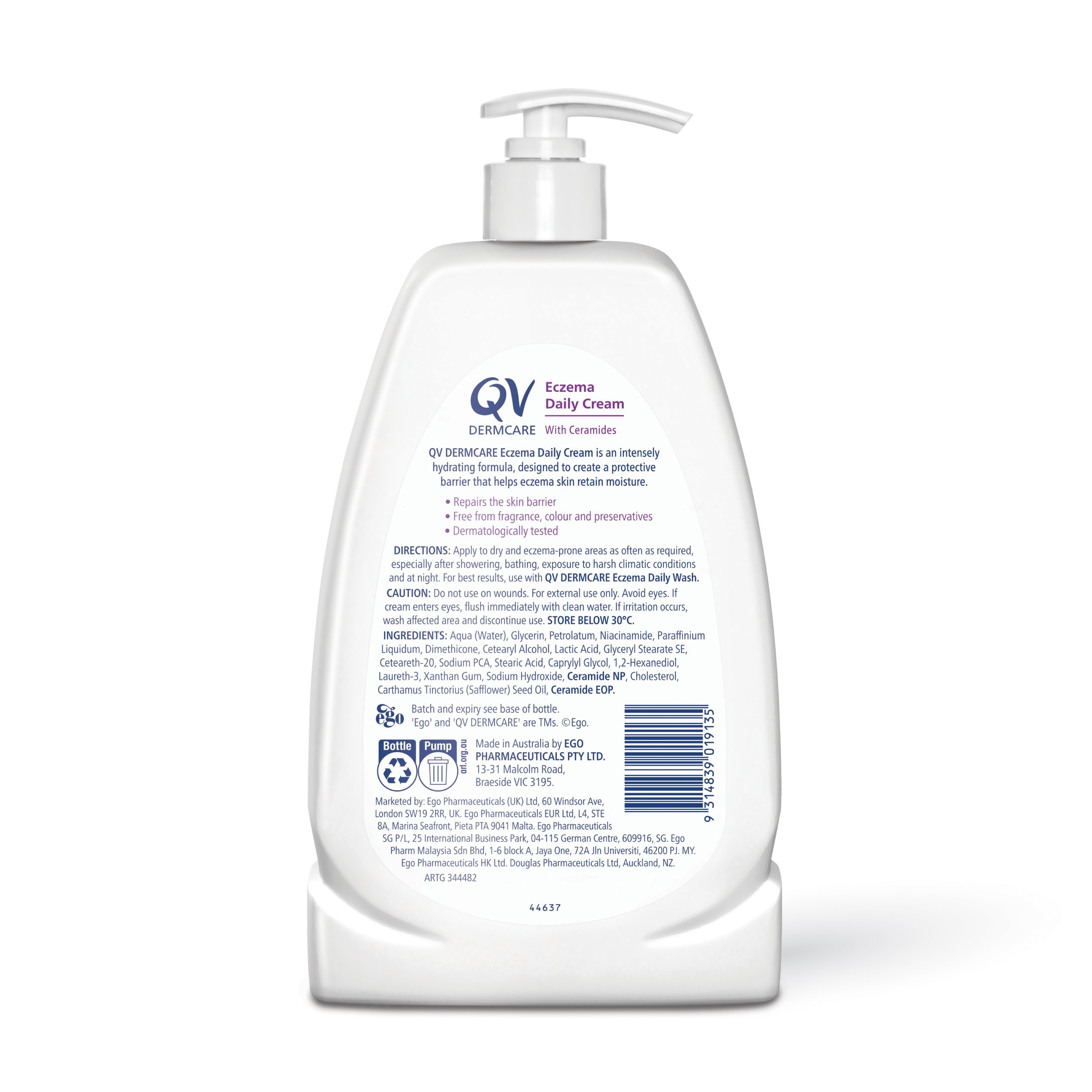 Ego QV Dermcare Eczema Daily Cream 1 kg - Image 2