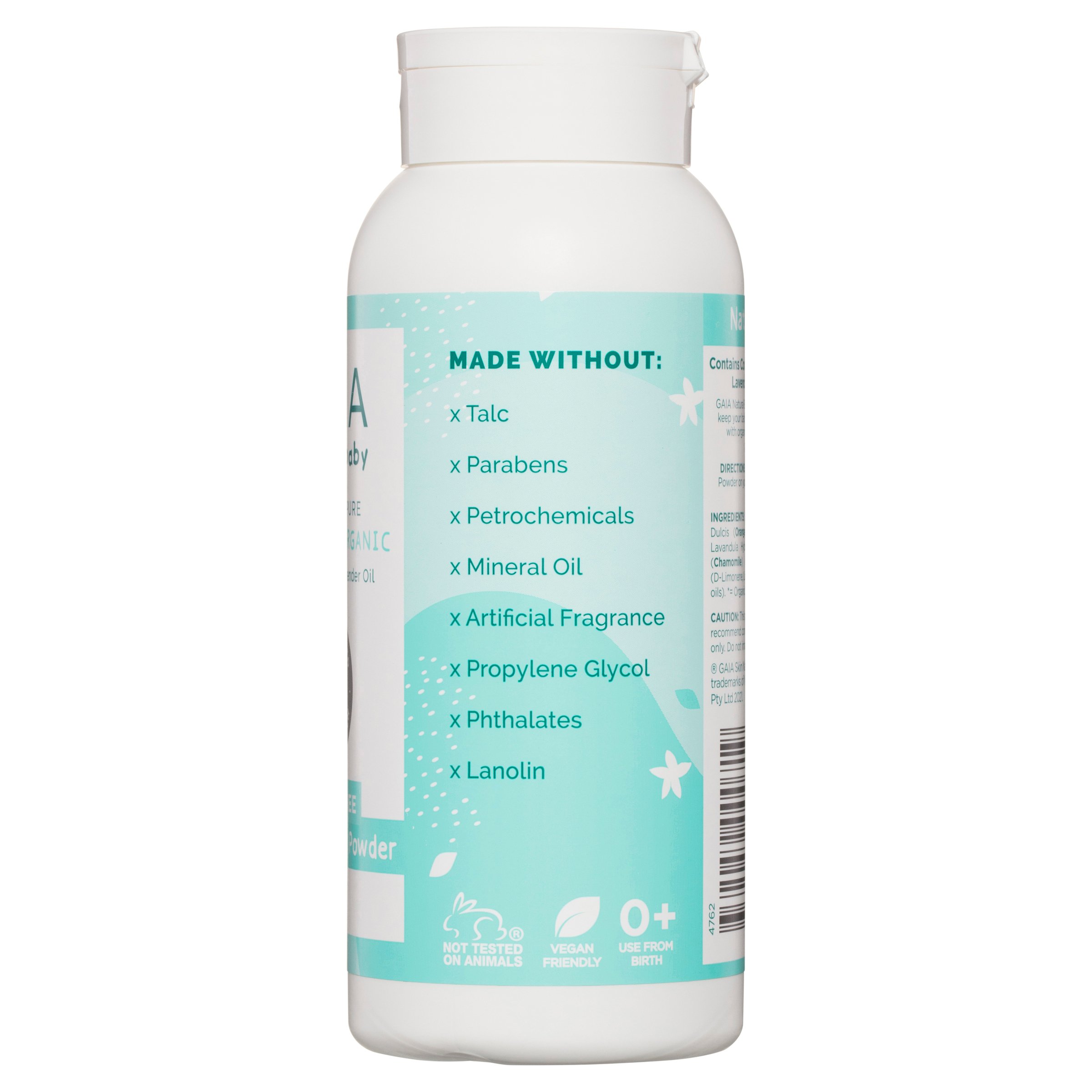 Gaia Natural Baby Powder 200g - Image 3
