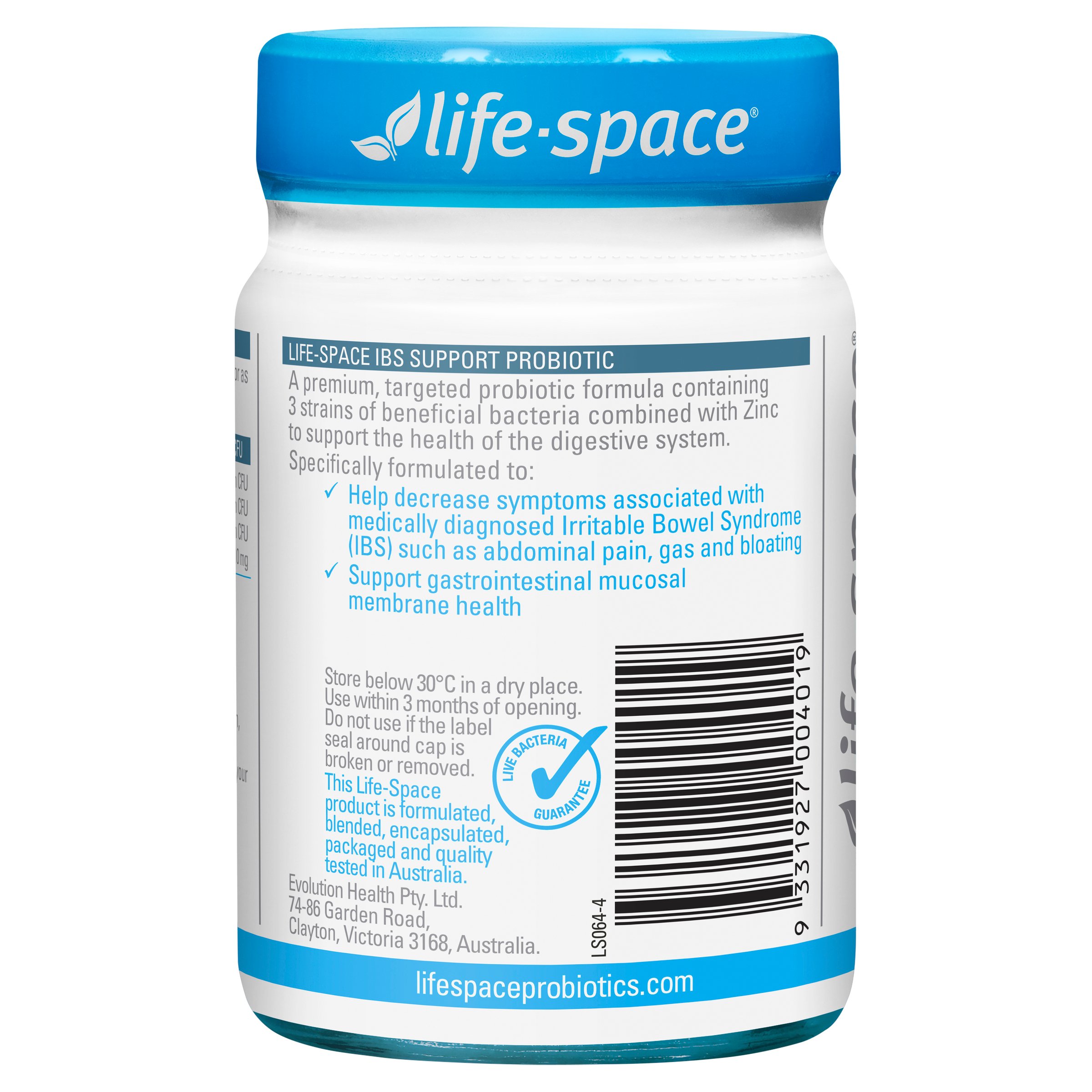 Life-Space IBS Support Probiotic 30 capsules - Image 2